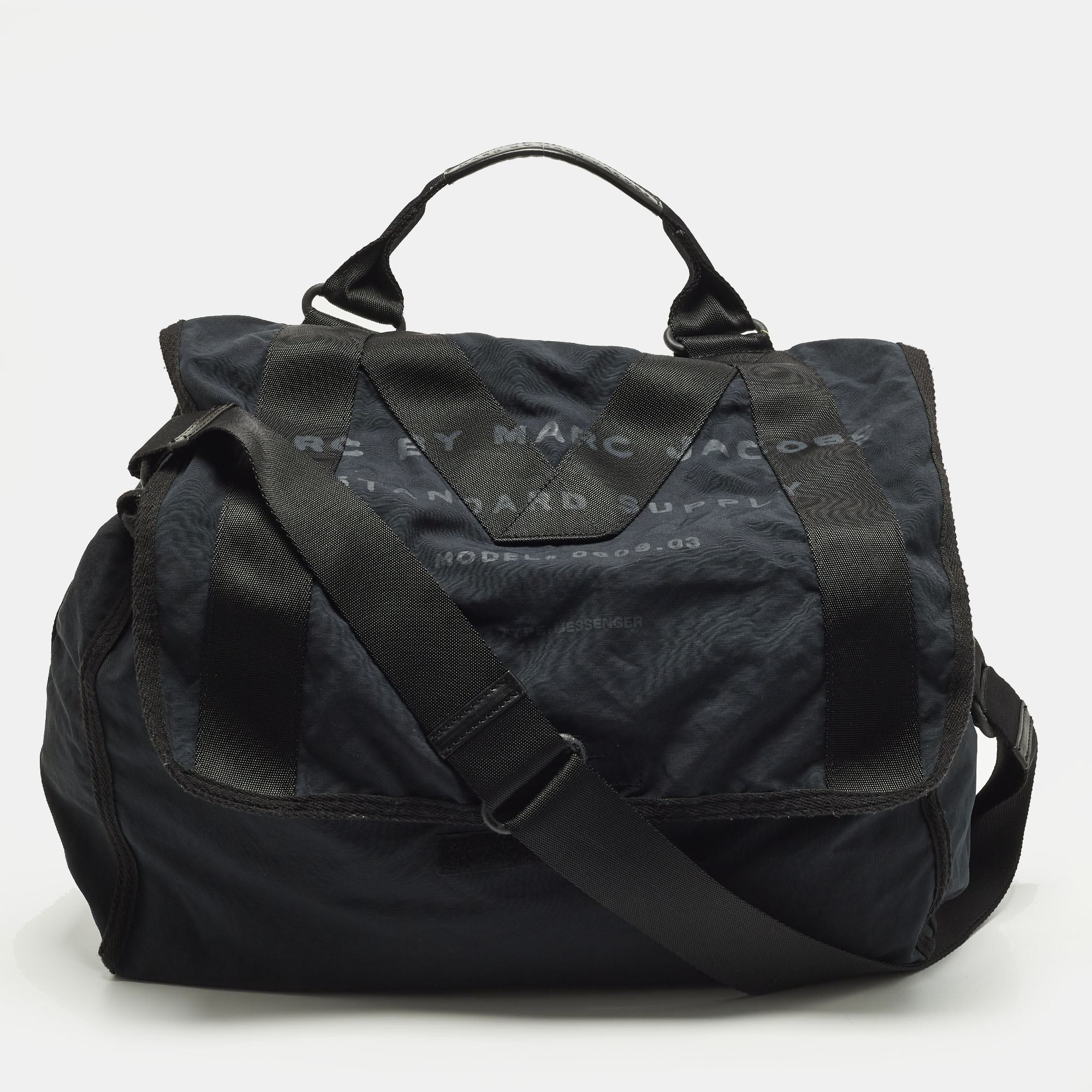 

Marc by Marc Jacobs Standard Supply  Navy Blue Canvas Messenger Bag