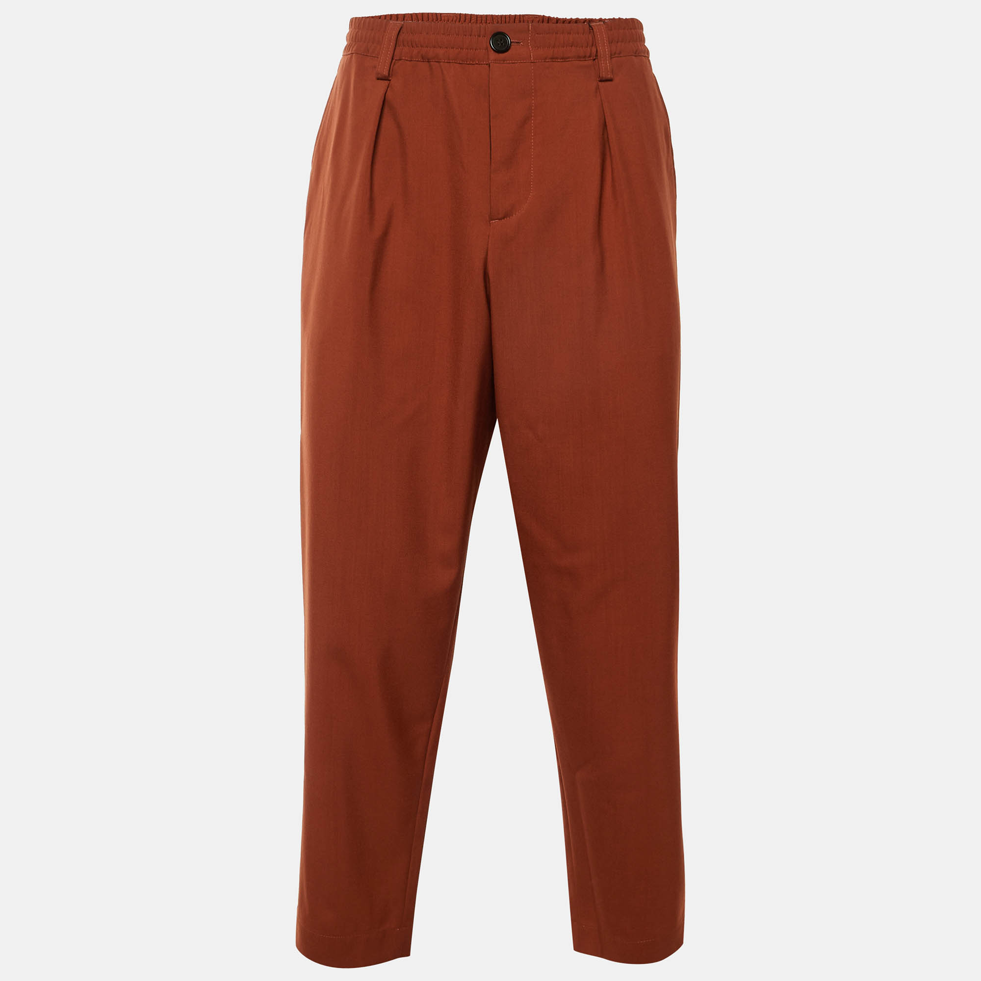 

Marni Burnt Orange Wool Trousers M