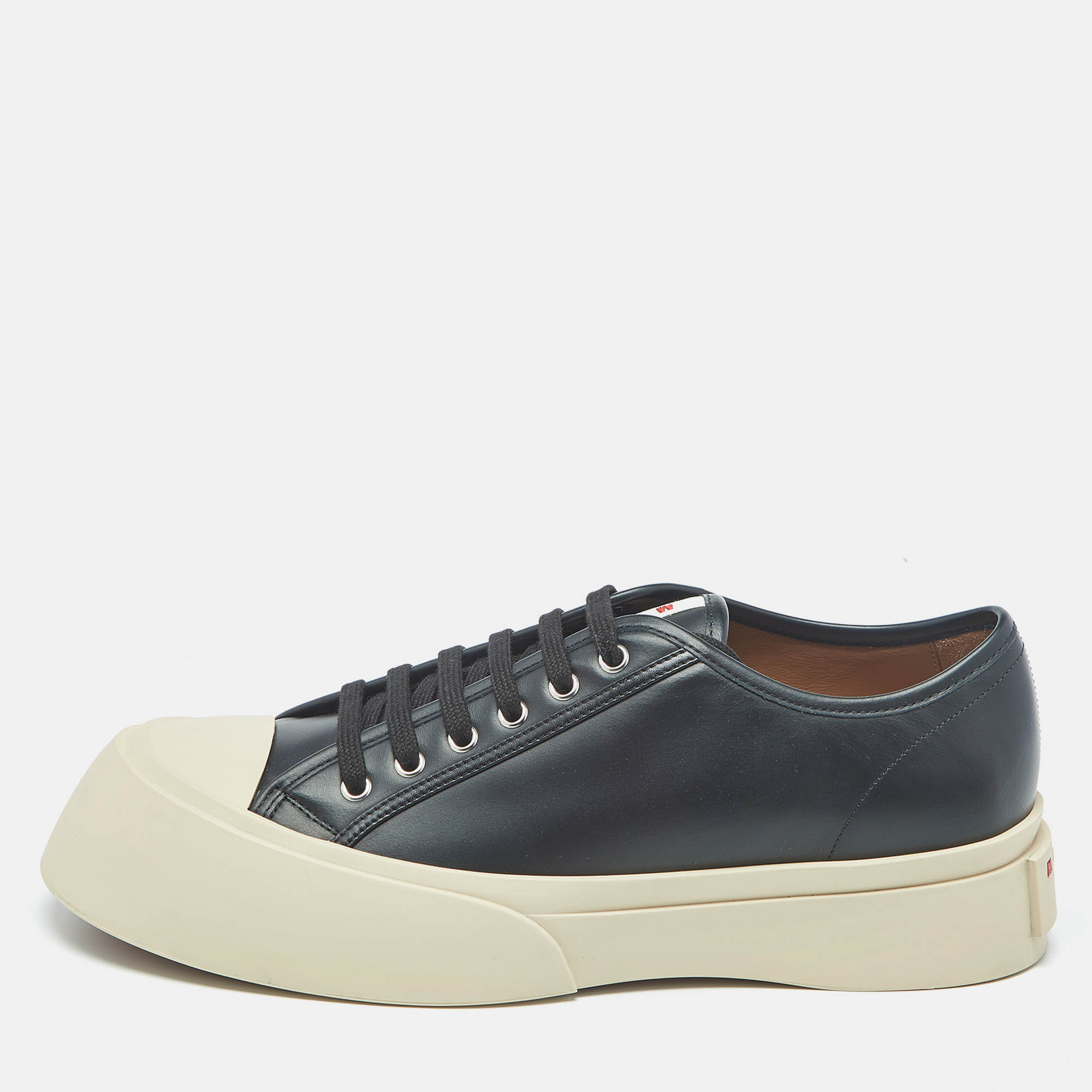 

Marni Black Leather Pablo Platform Sneakers Size