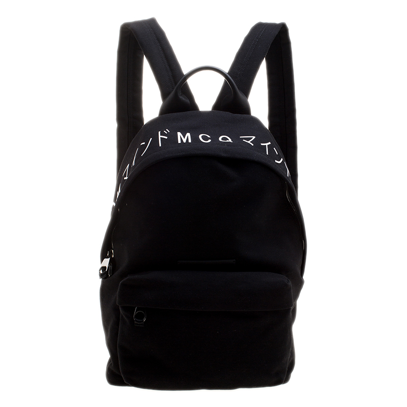 McQ By Alexander McQueen Black Canvas Backpack