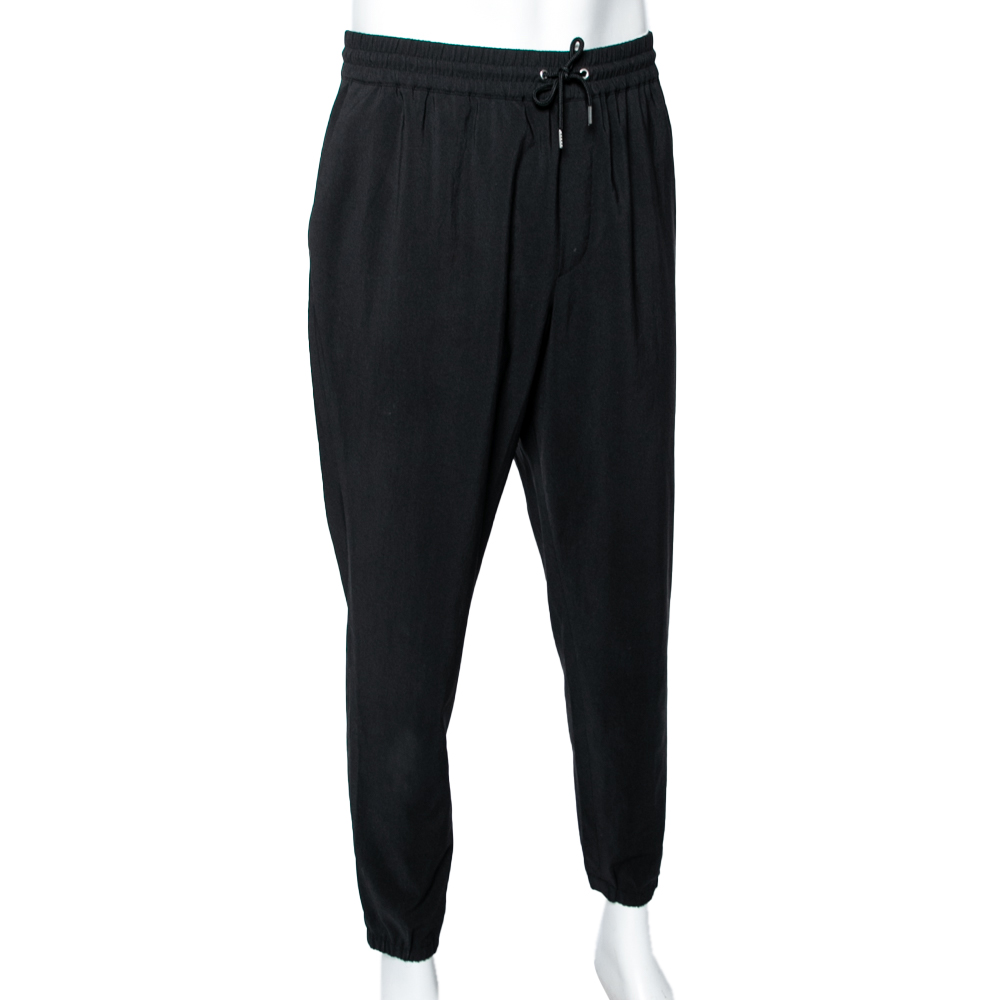 

McQ by Alexander McQueen Black Synthetic Joggers