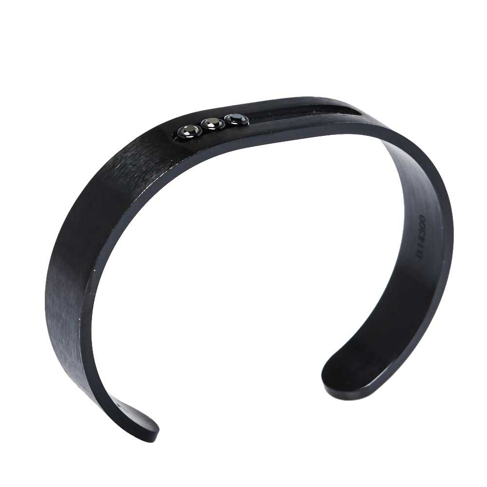

Messika Move Black Diamond Titanium Open Cuff Bracelet