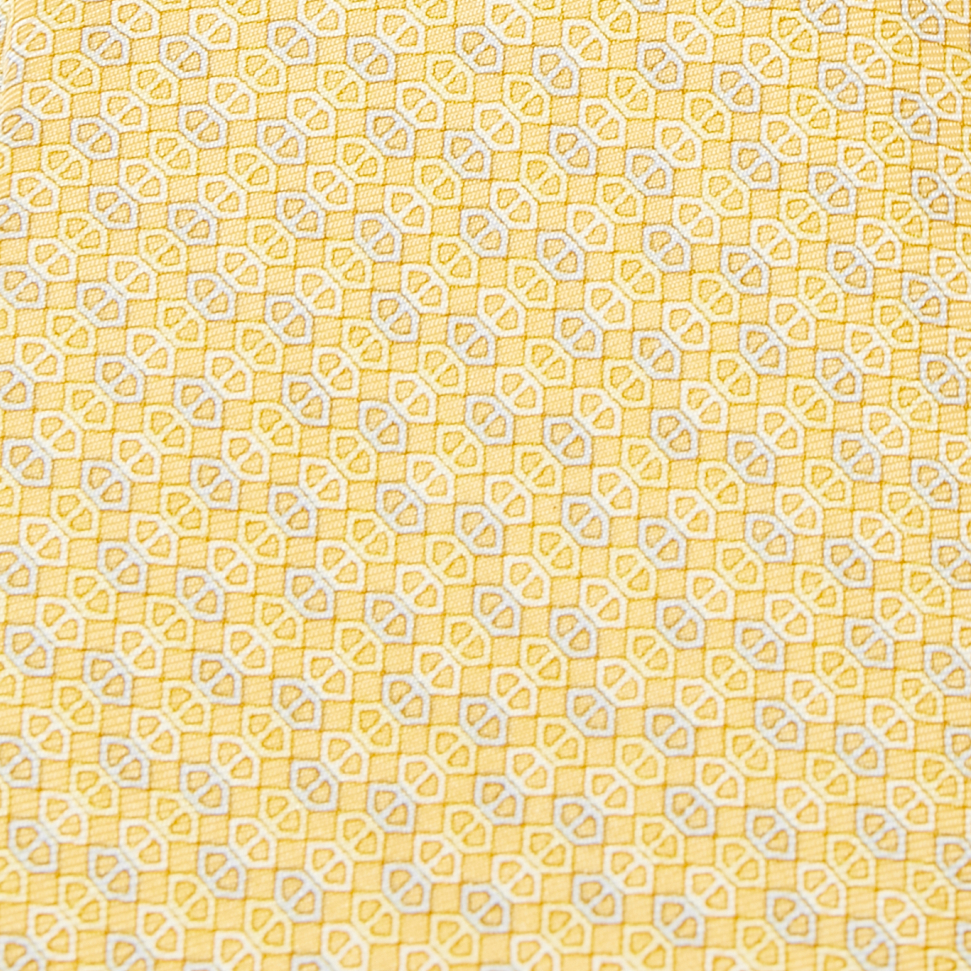 

Michael Kors Yellow Printed Silk Classic Tie