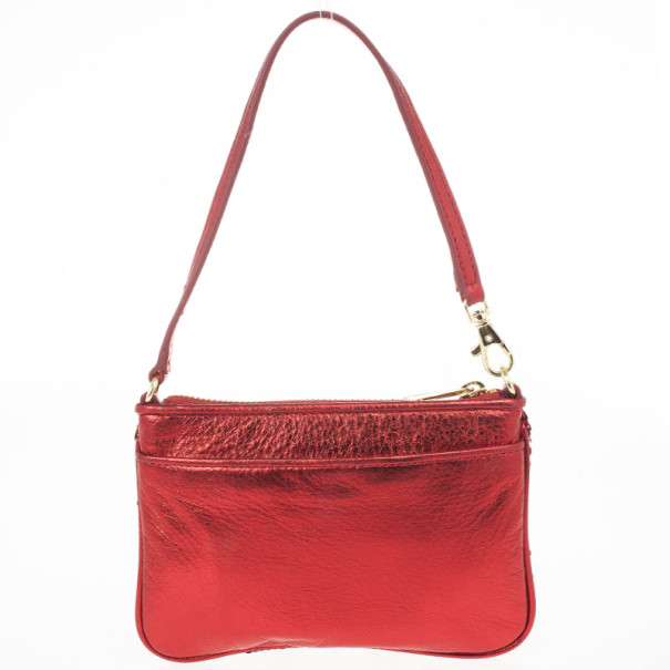 Michael by Michael Kors Red Sequin Wristlet
