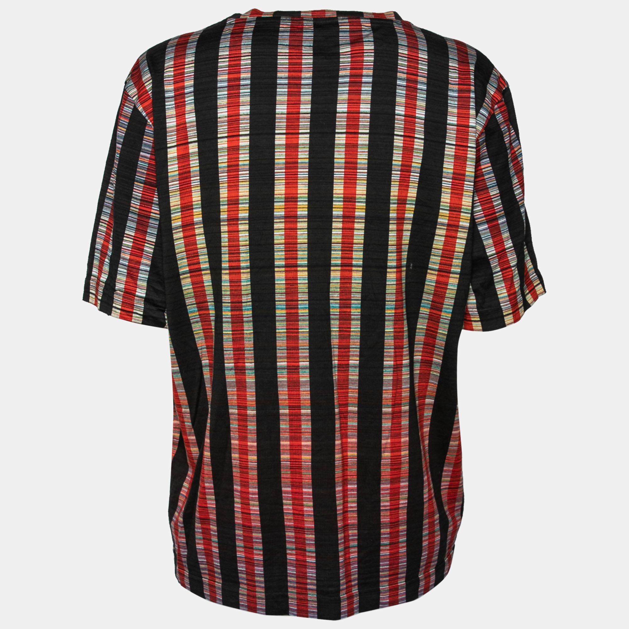 

Missoni Multicolor Printed Cotton Crew Neck Short Sleeve T-Shirt