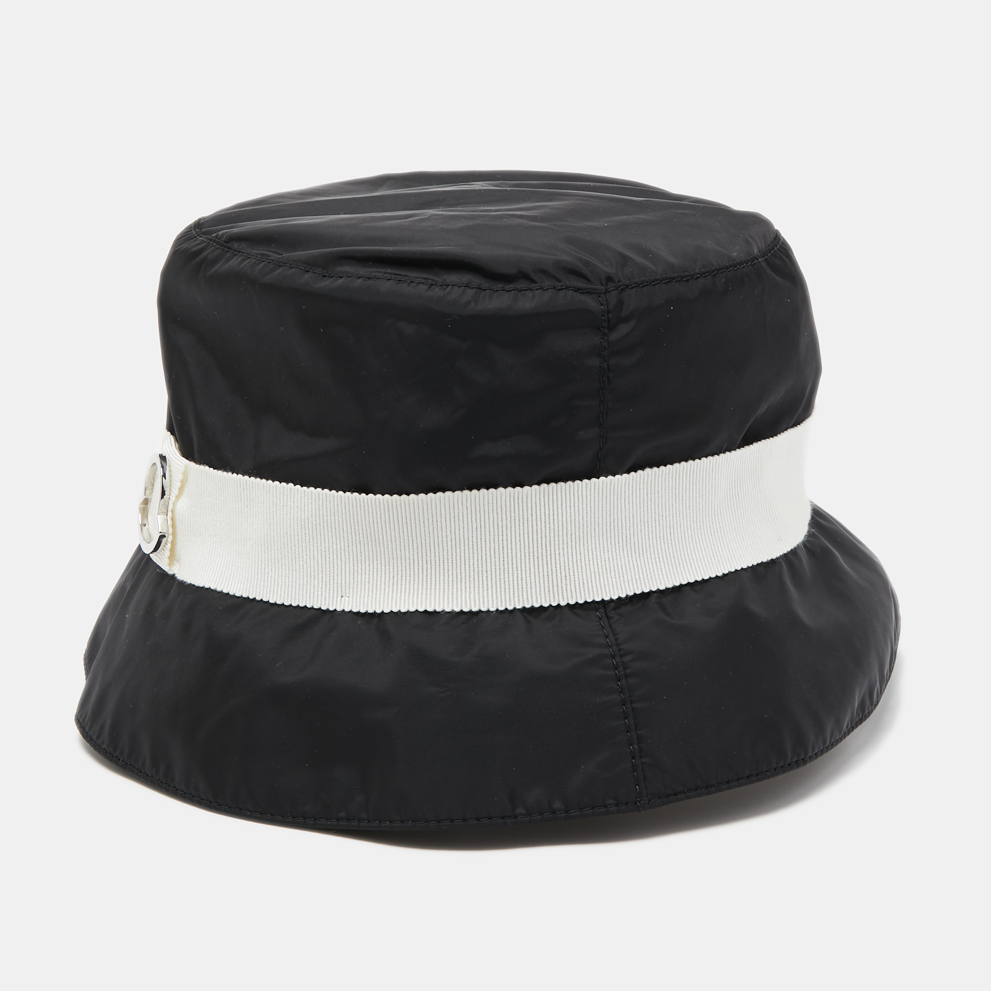 

Moncler Black Nylon Bucket Hat