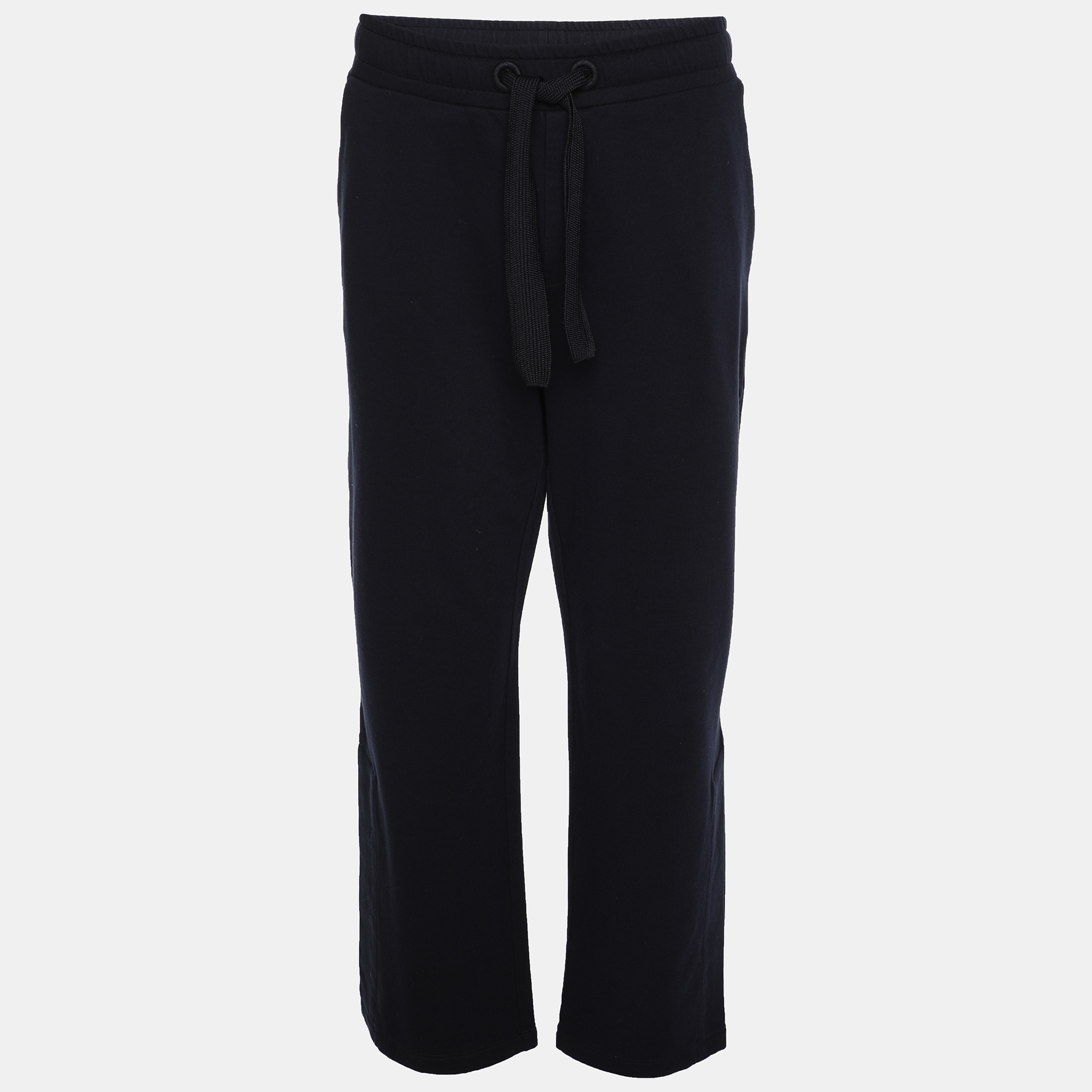 

Moncler Navy Blue Cotton Drawstring Track Pant XL