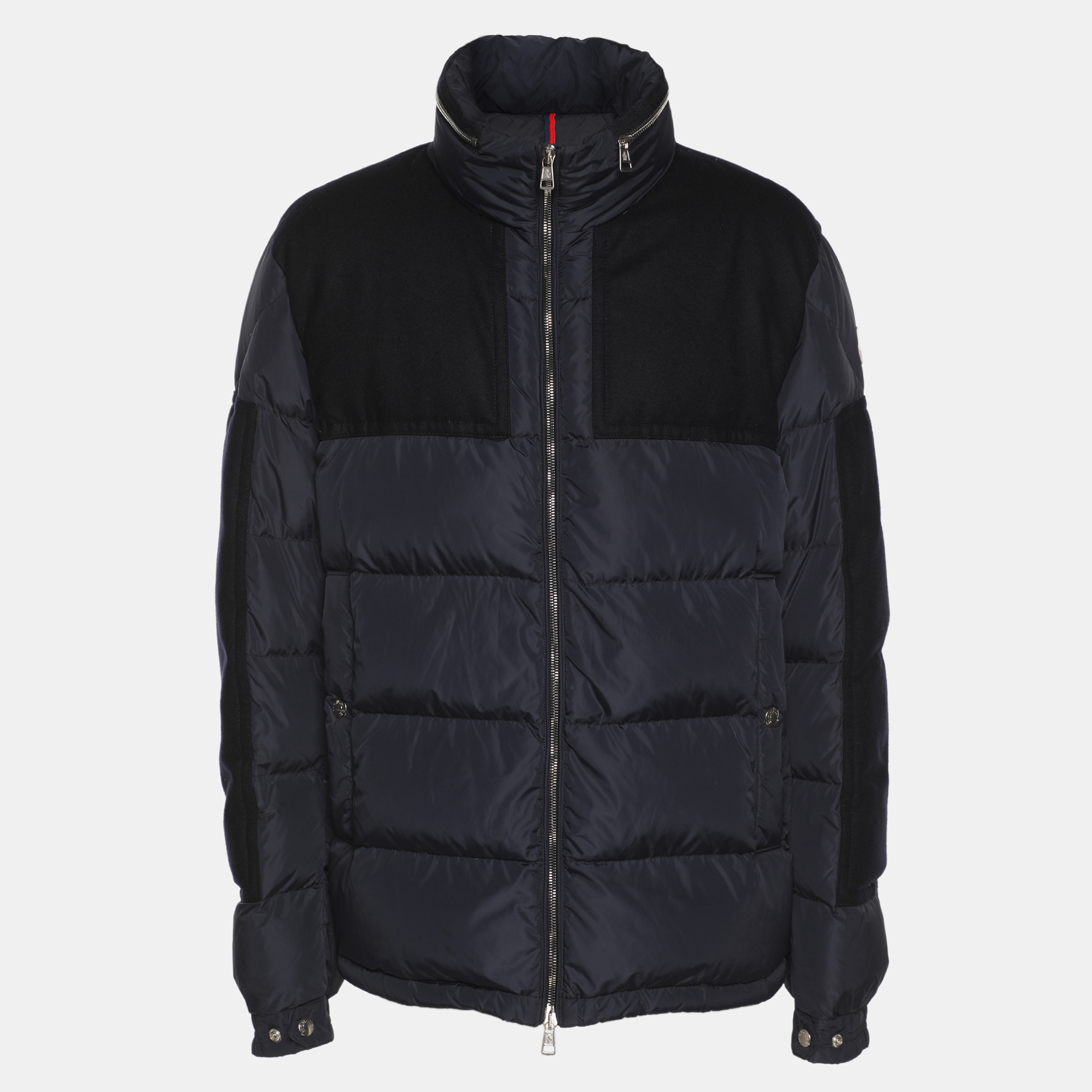 

Moncler Navy Blue Nylon Puffer Jacket XXL