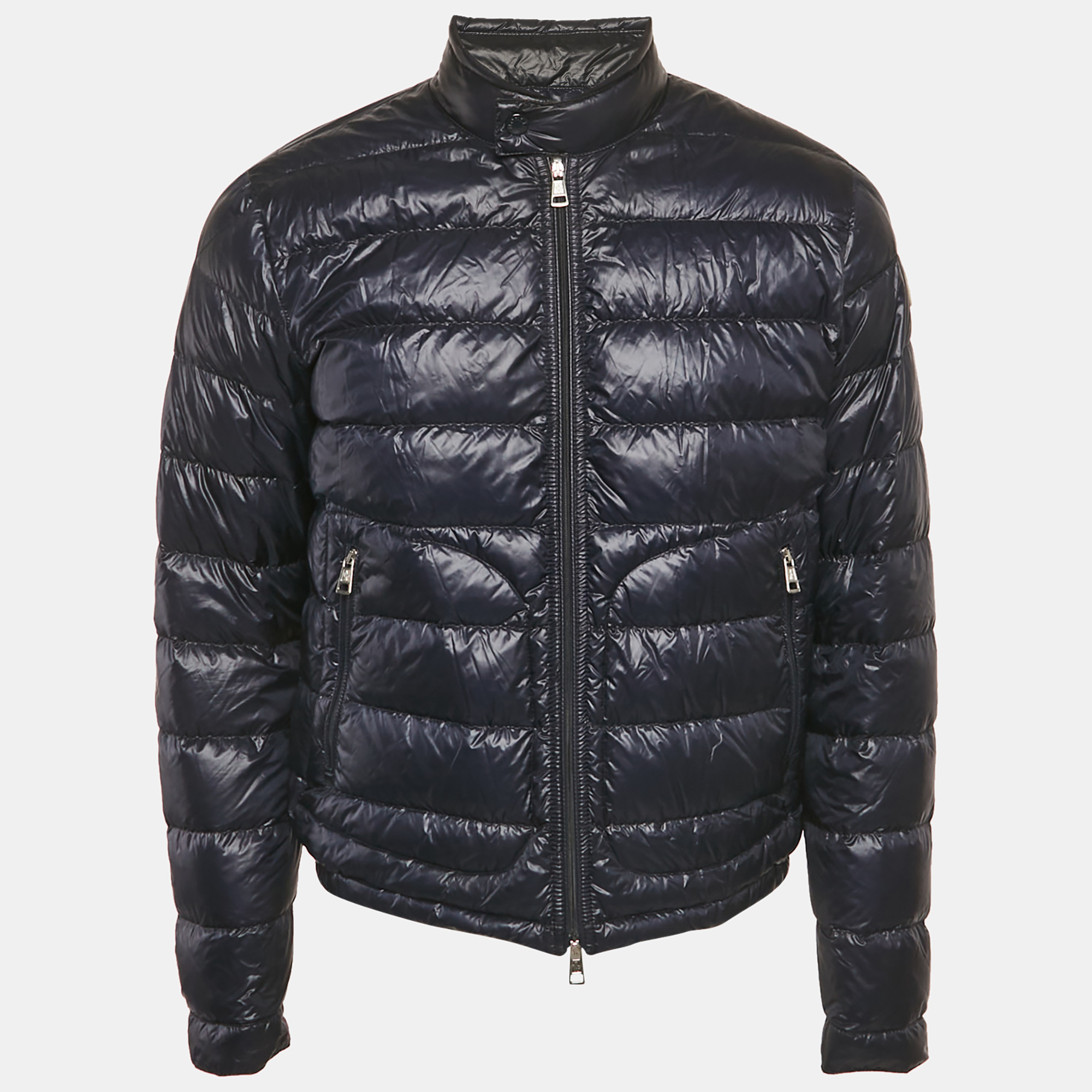 

Moncler Navy Blue Nylon Down Puffer Jacket M