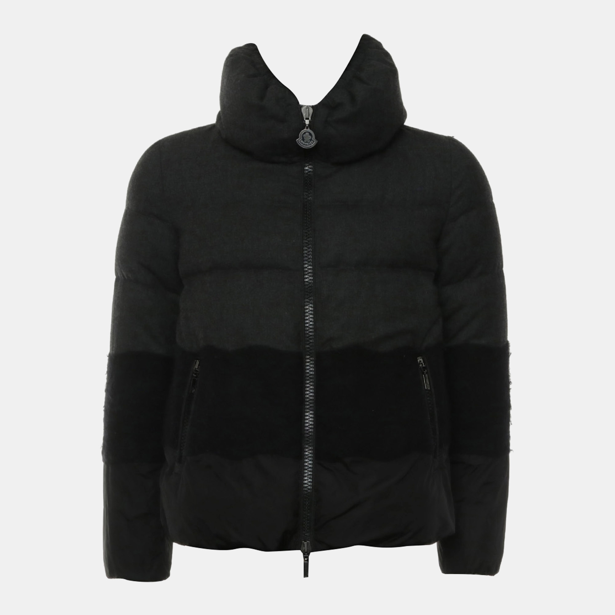 

Moncler Black, Grey Arbouzier Giubbotto Down Jacket