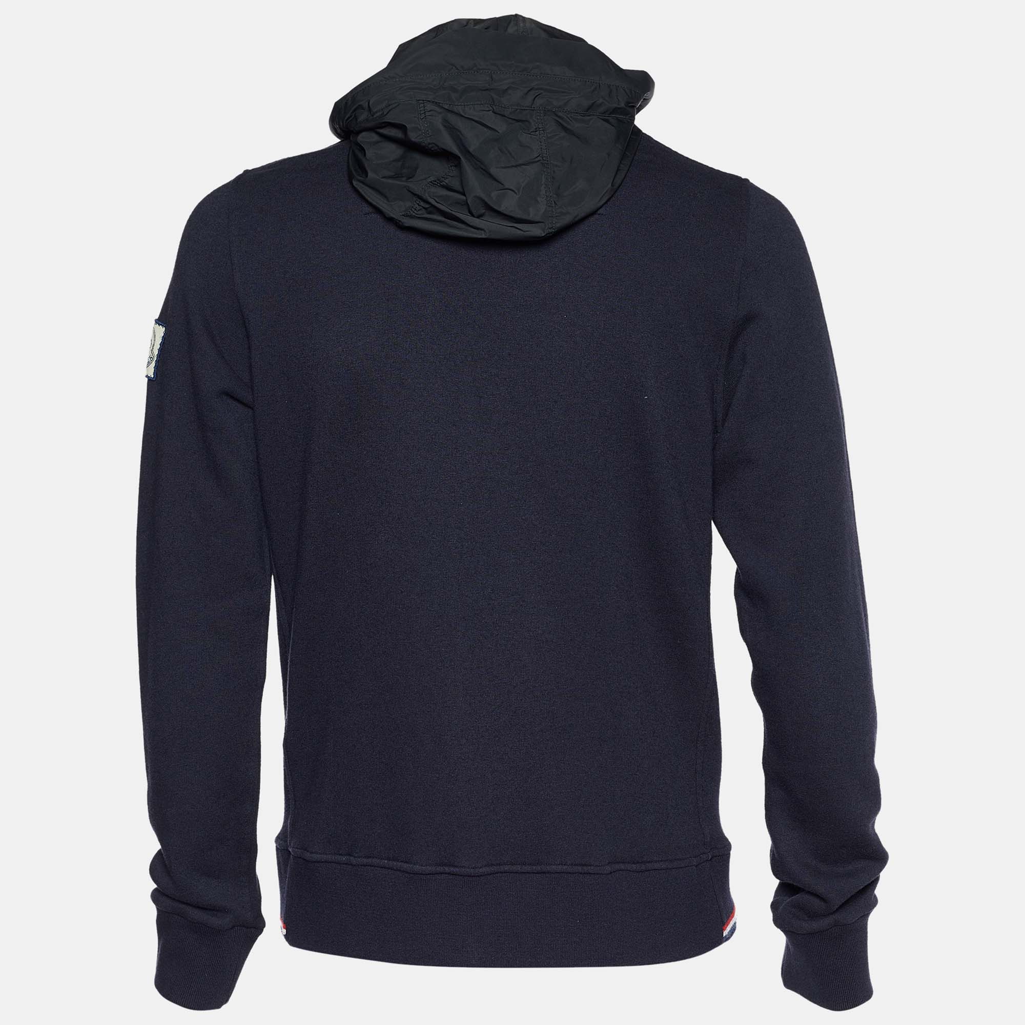 

Moncler Gamme Bleu Blue Cotton Hoodie