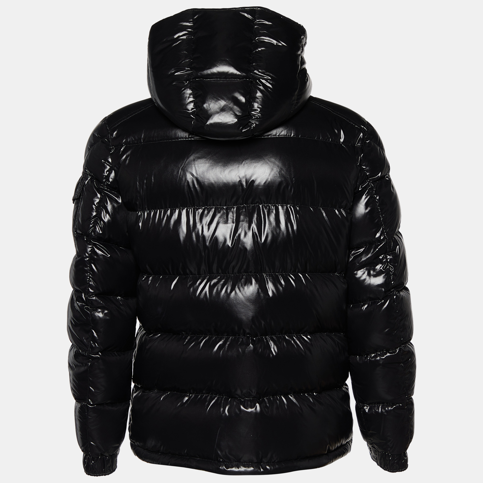 

Moncler Black Synthetic Quilted Hooded Maya Jacket