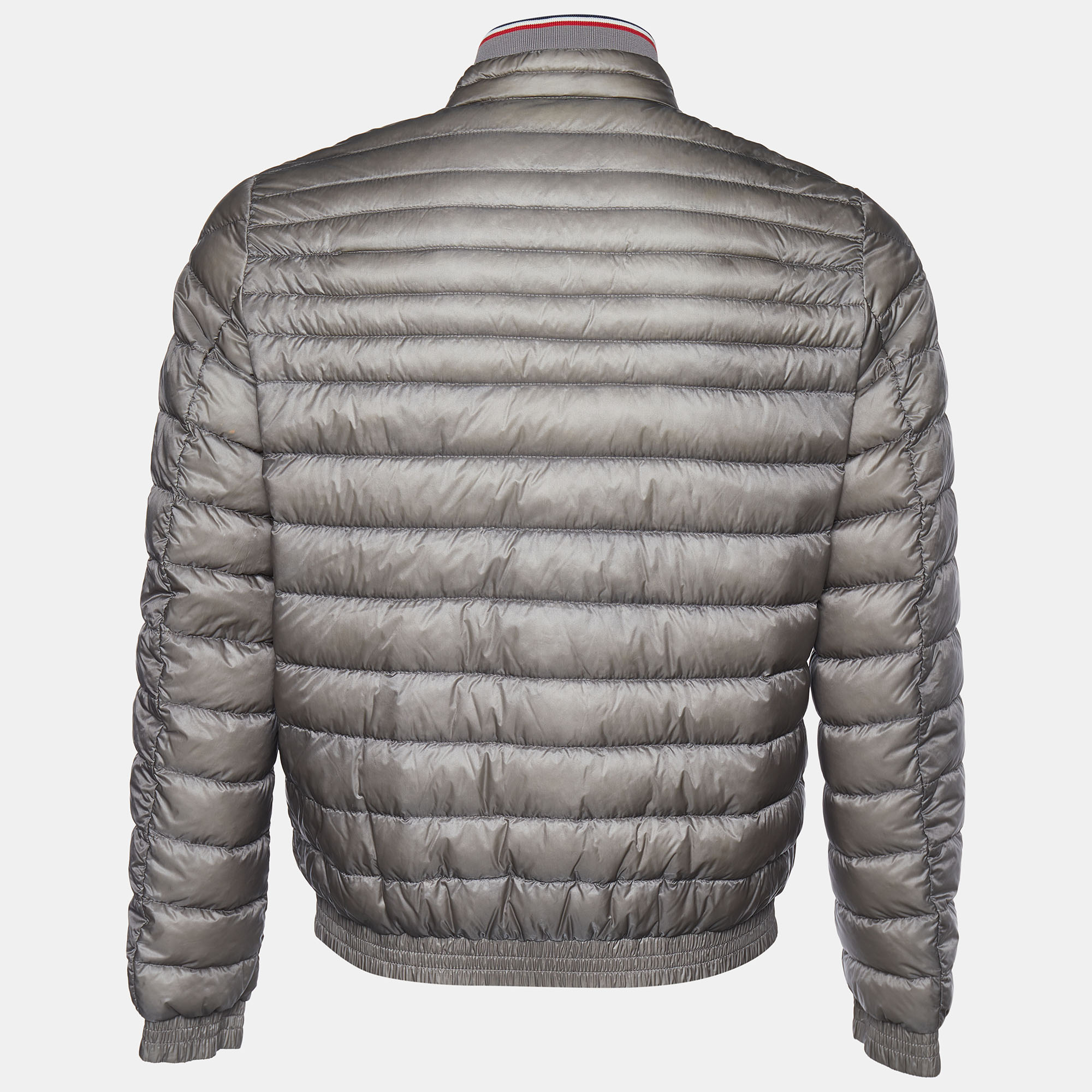 

Moncler Dark Beige Synthetic Quilted Garin Jacket