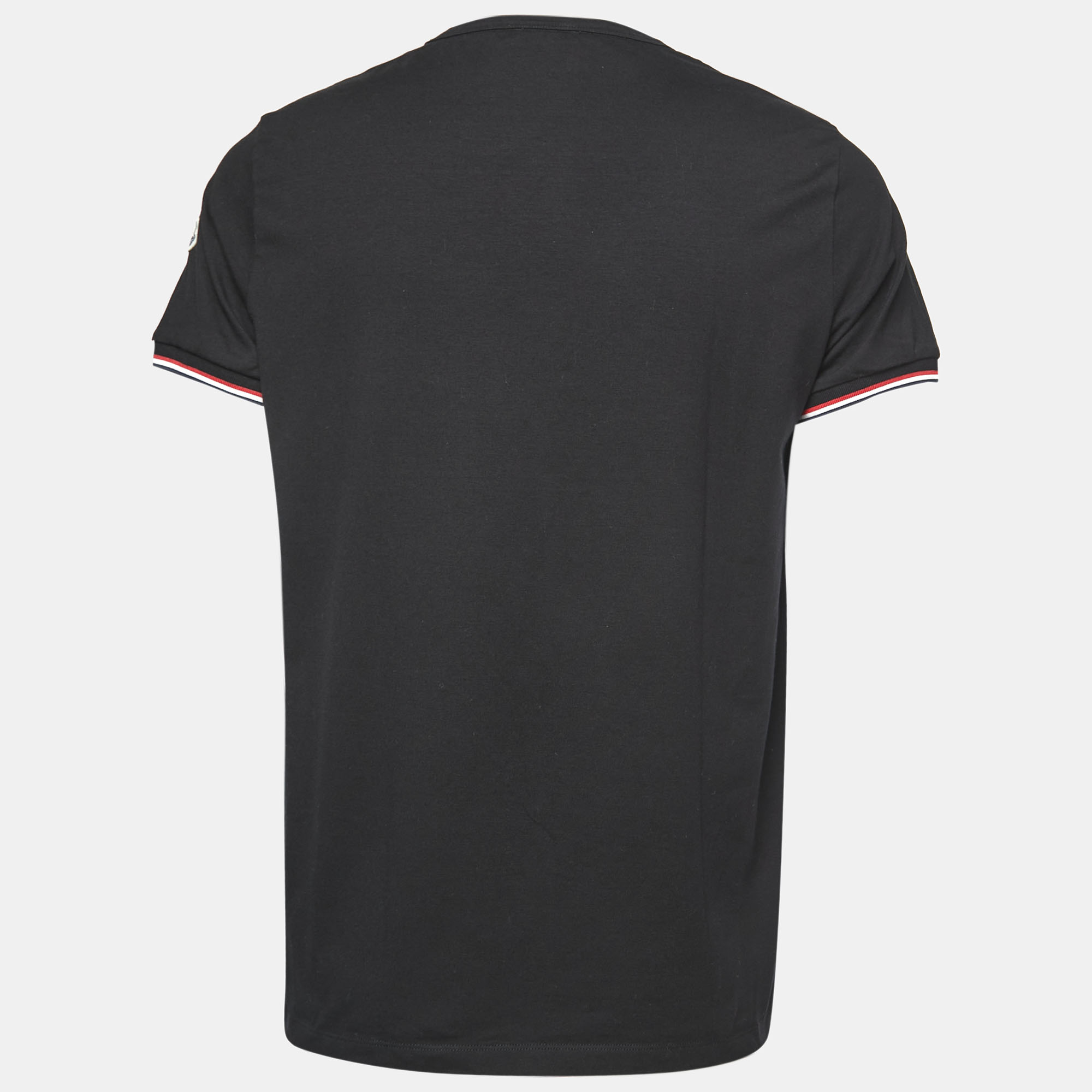 

Moncler Black Jersey Crewneck T-Shirt