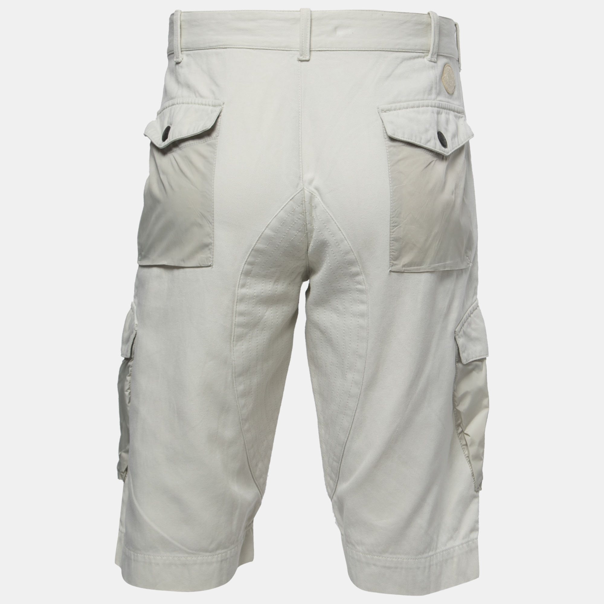 

Moncler Beige Denim Bermuda Shorts