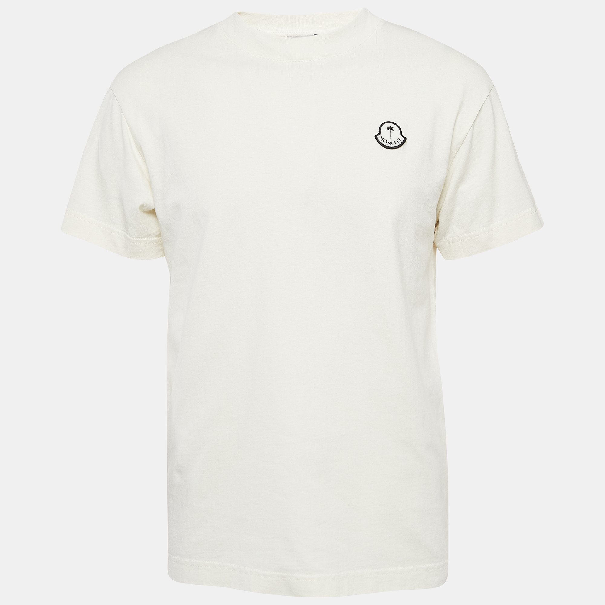 X Logo Print Cotton Knit Crewneck T-Shirt