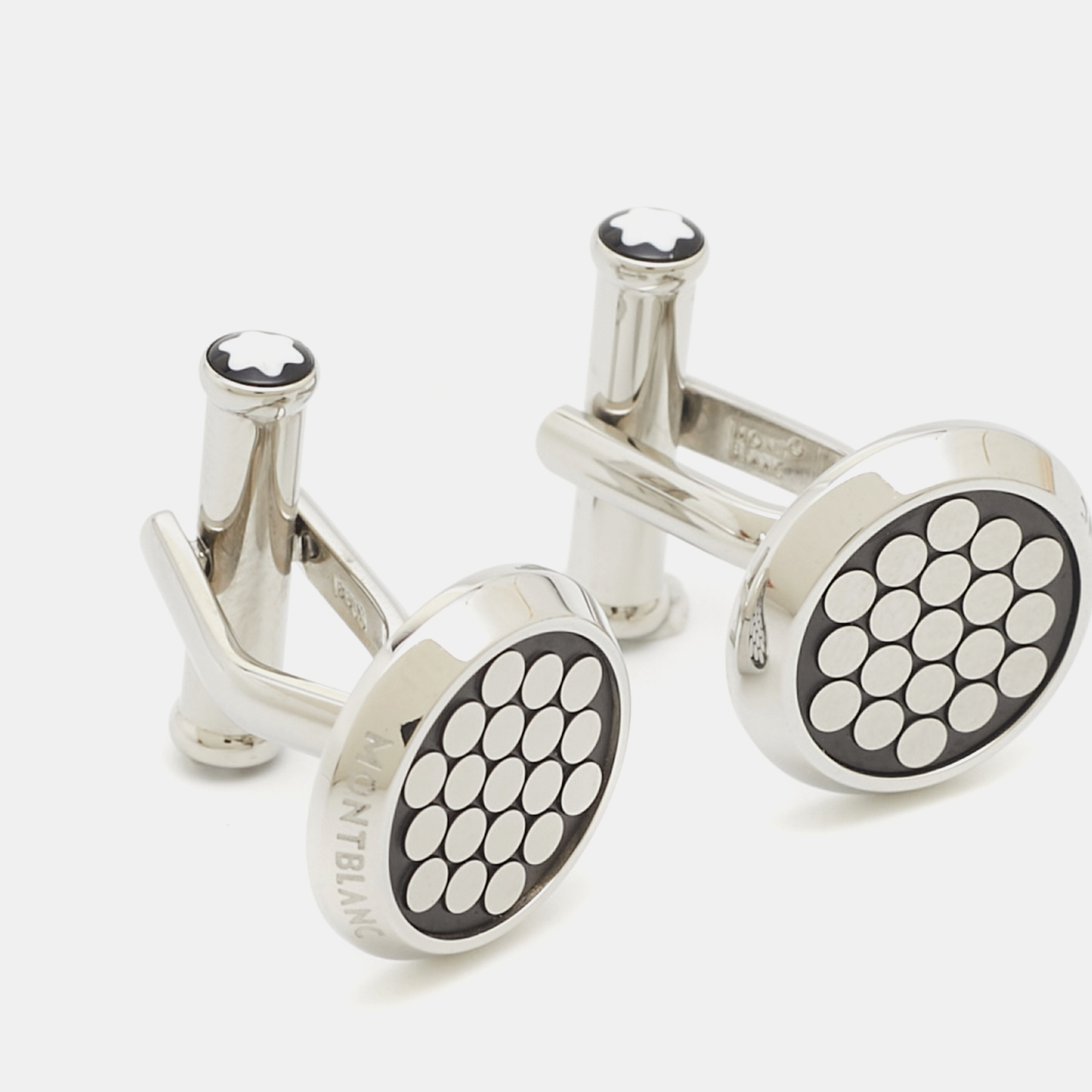 

Montblanc Black PVD Stainless Steel Cufflinks