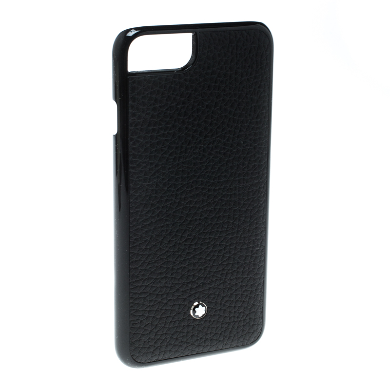 

Montblanc Black Leather Hardphone iPhone 8 Case