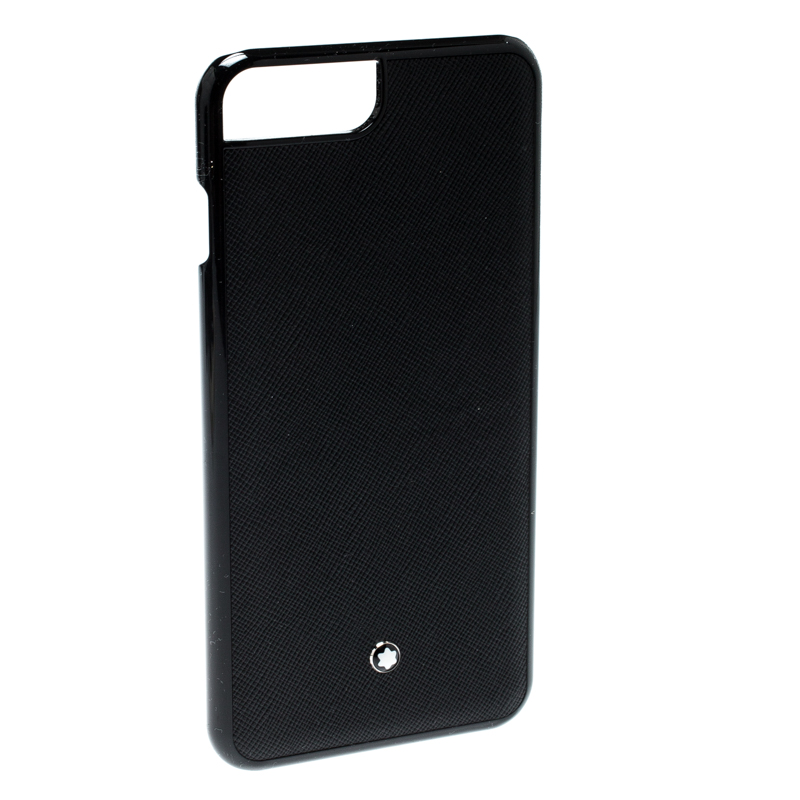 

Montblanc Black Leather Hardphone iPhone 8 Plus Case