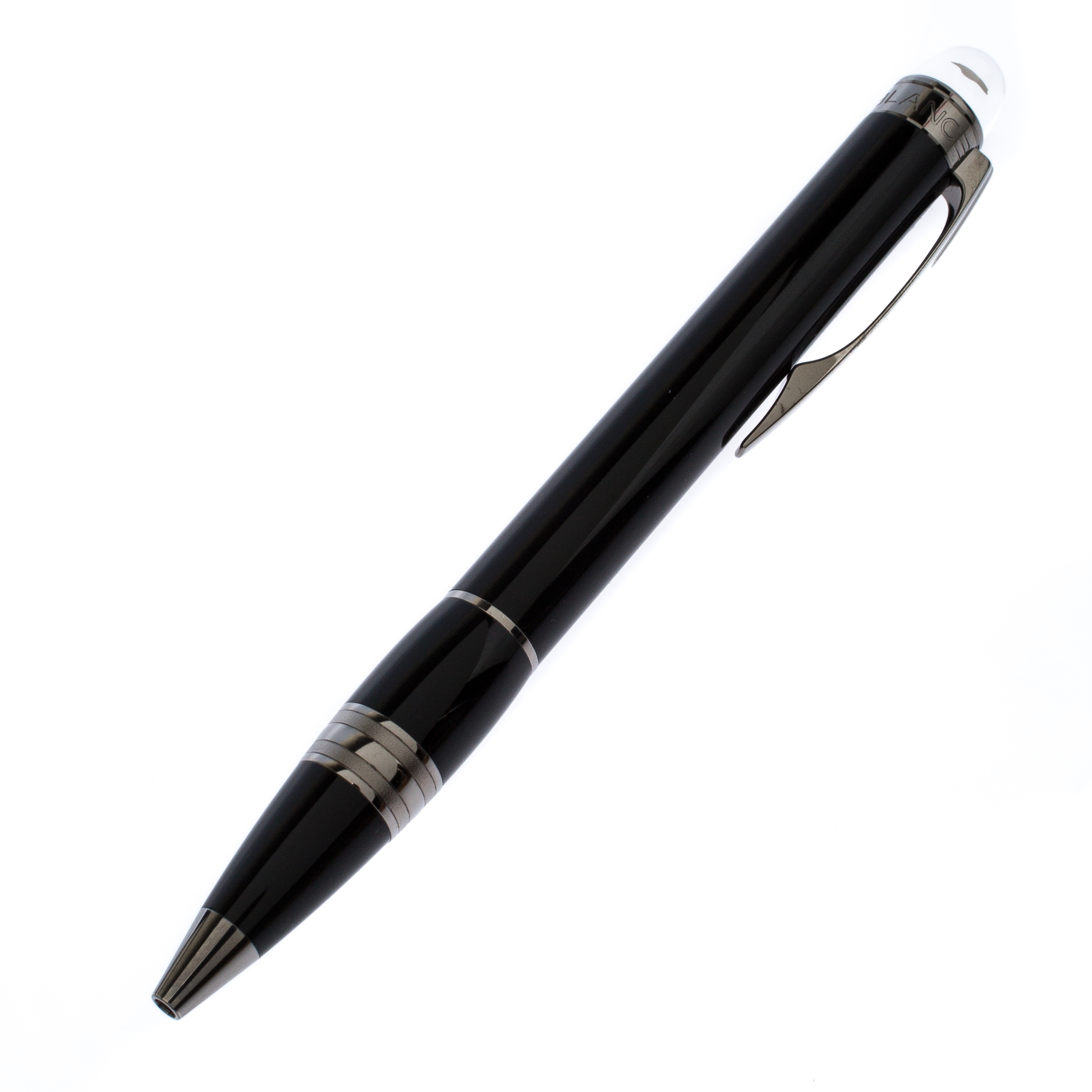 montblanc pix black ballpoint