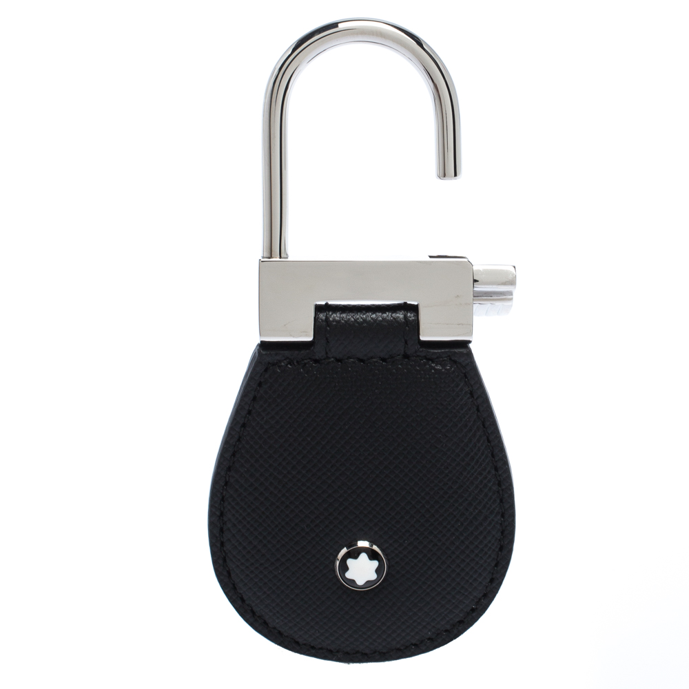 

Montblanc Black Leather Meisterstuck Key Fob