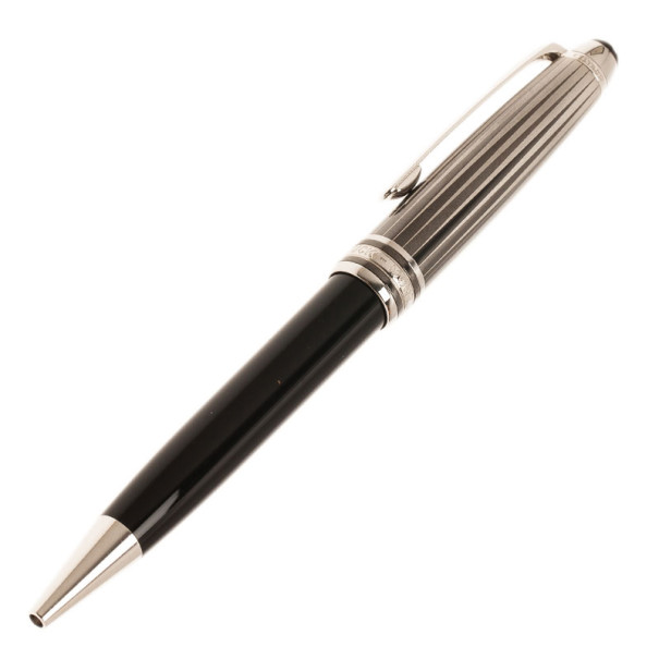 Pre Owned Montblanc Stainless Steel and Resin Black Pen