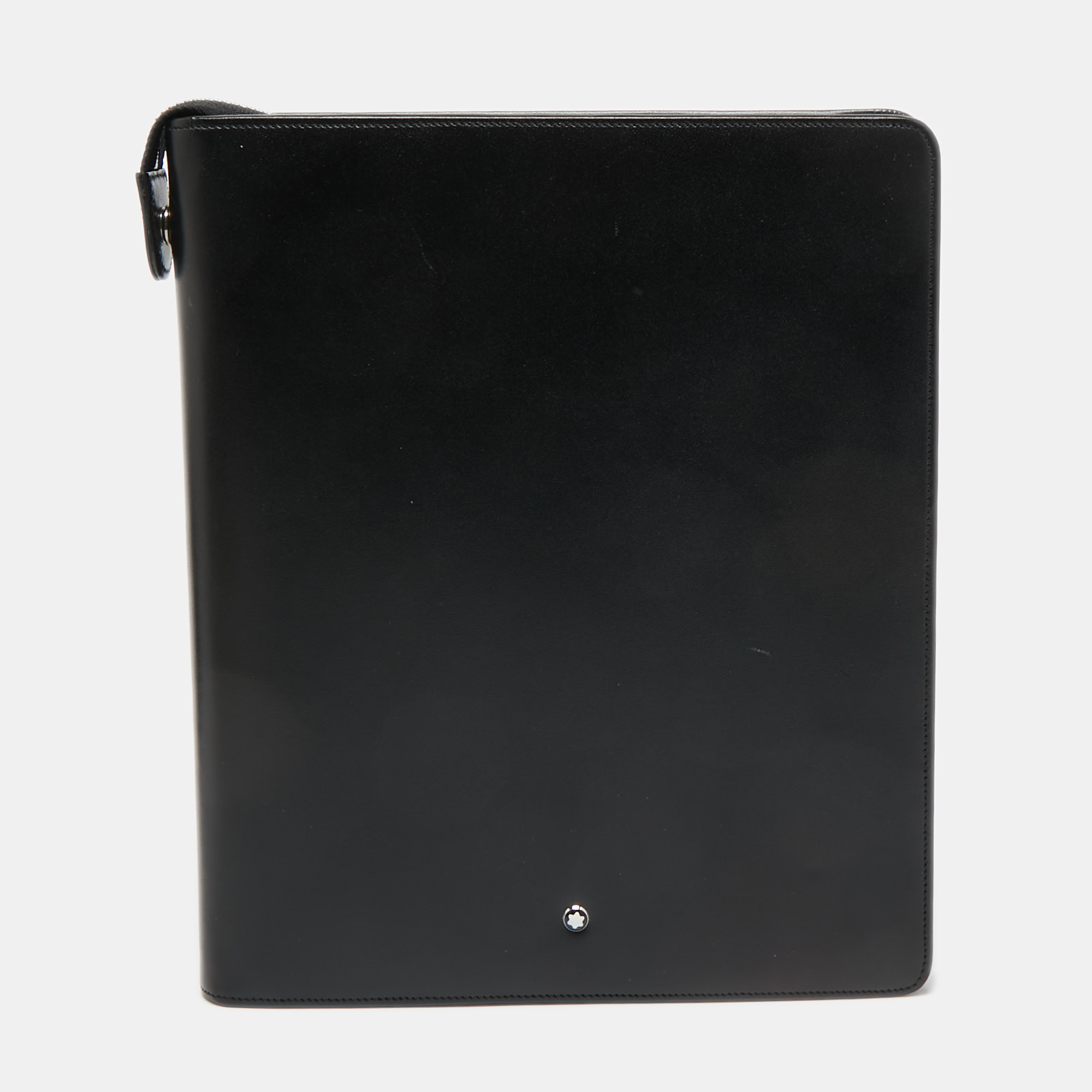 Pre Owned Montblanc Black Leather Meisterstück Notebook Holder