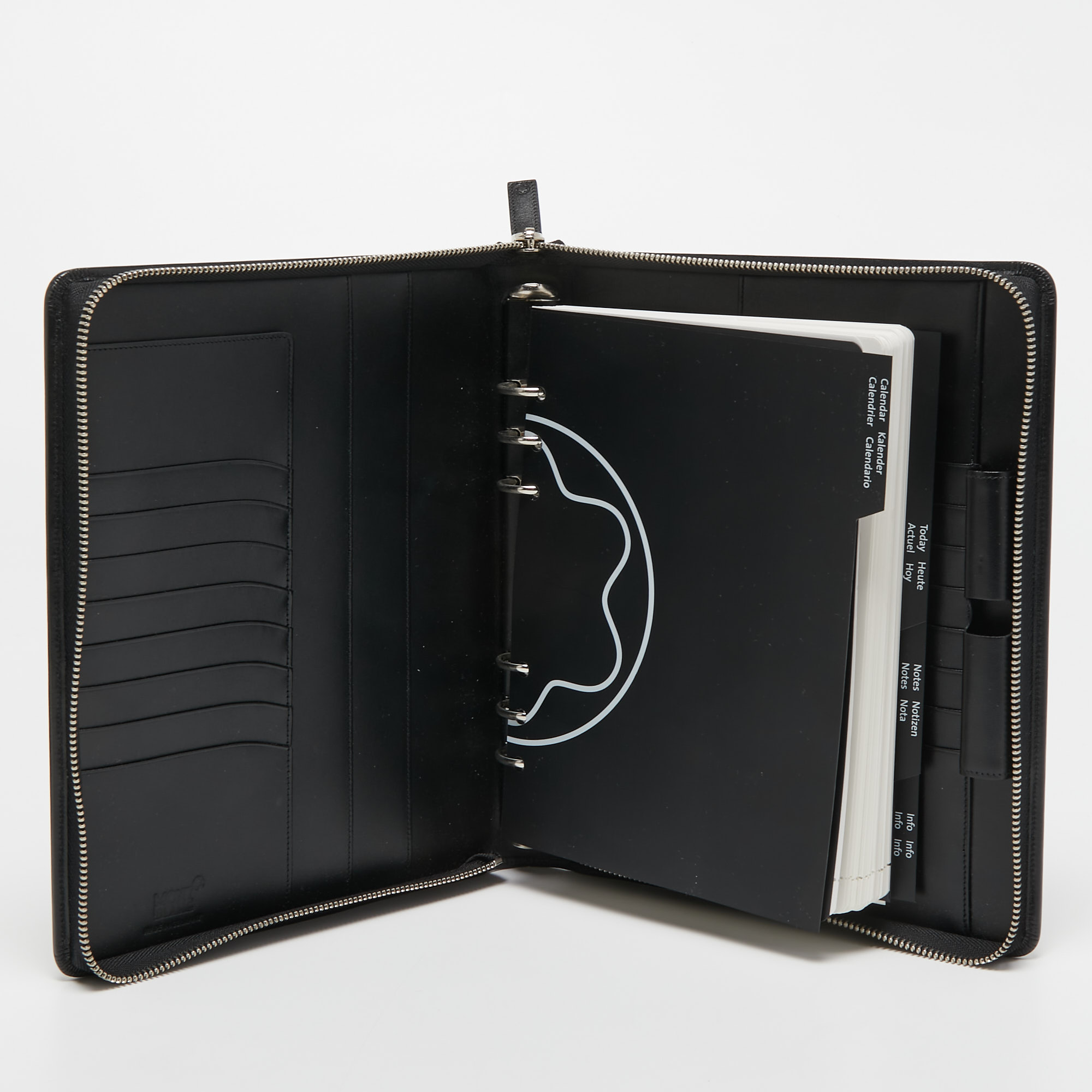 

Montblanc Black Leather Meisterstück Notebook Holder