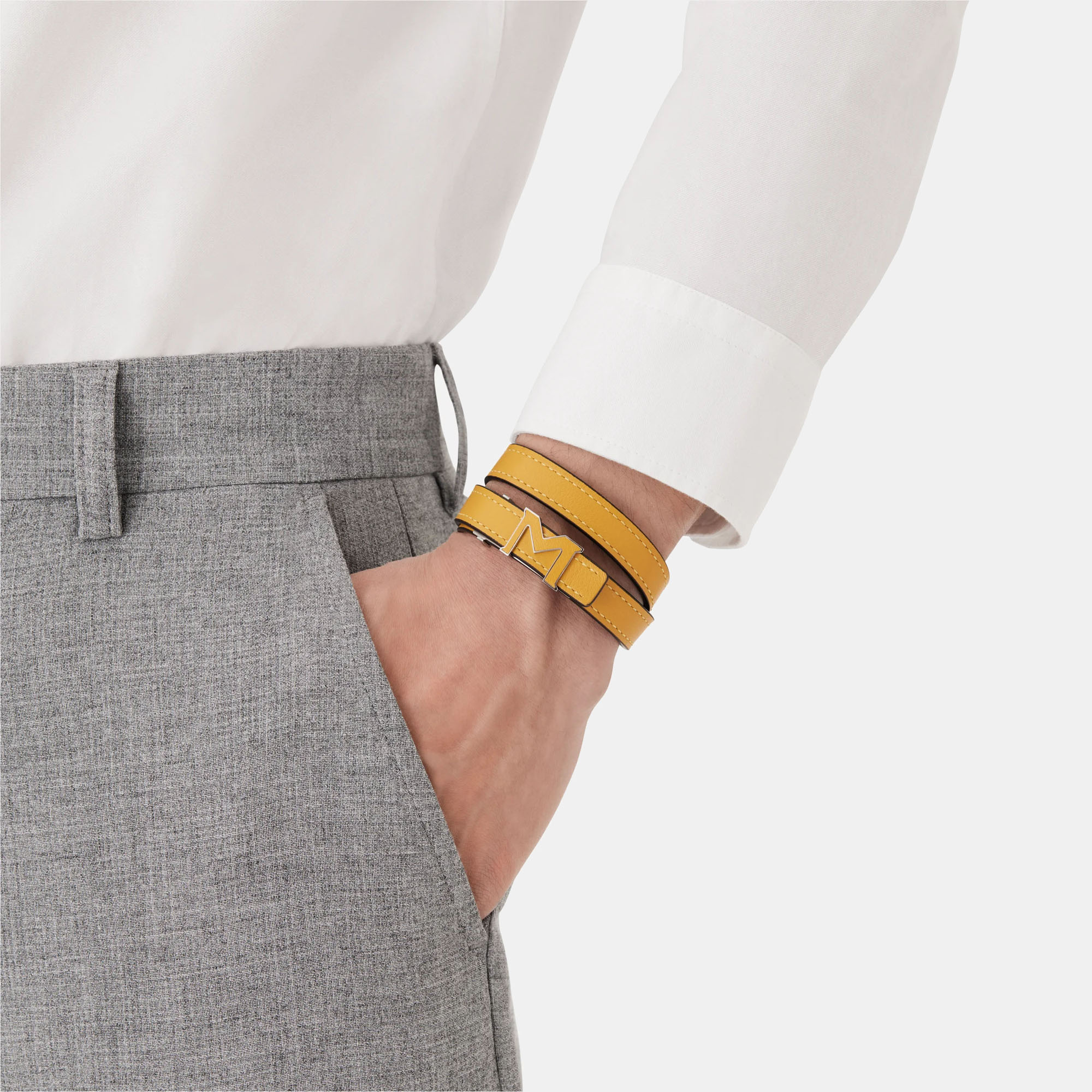 

Montblanc Yellow Leather MB129499 Bracelets