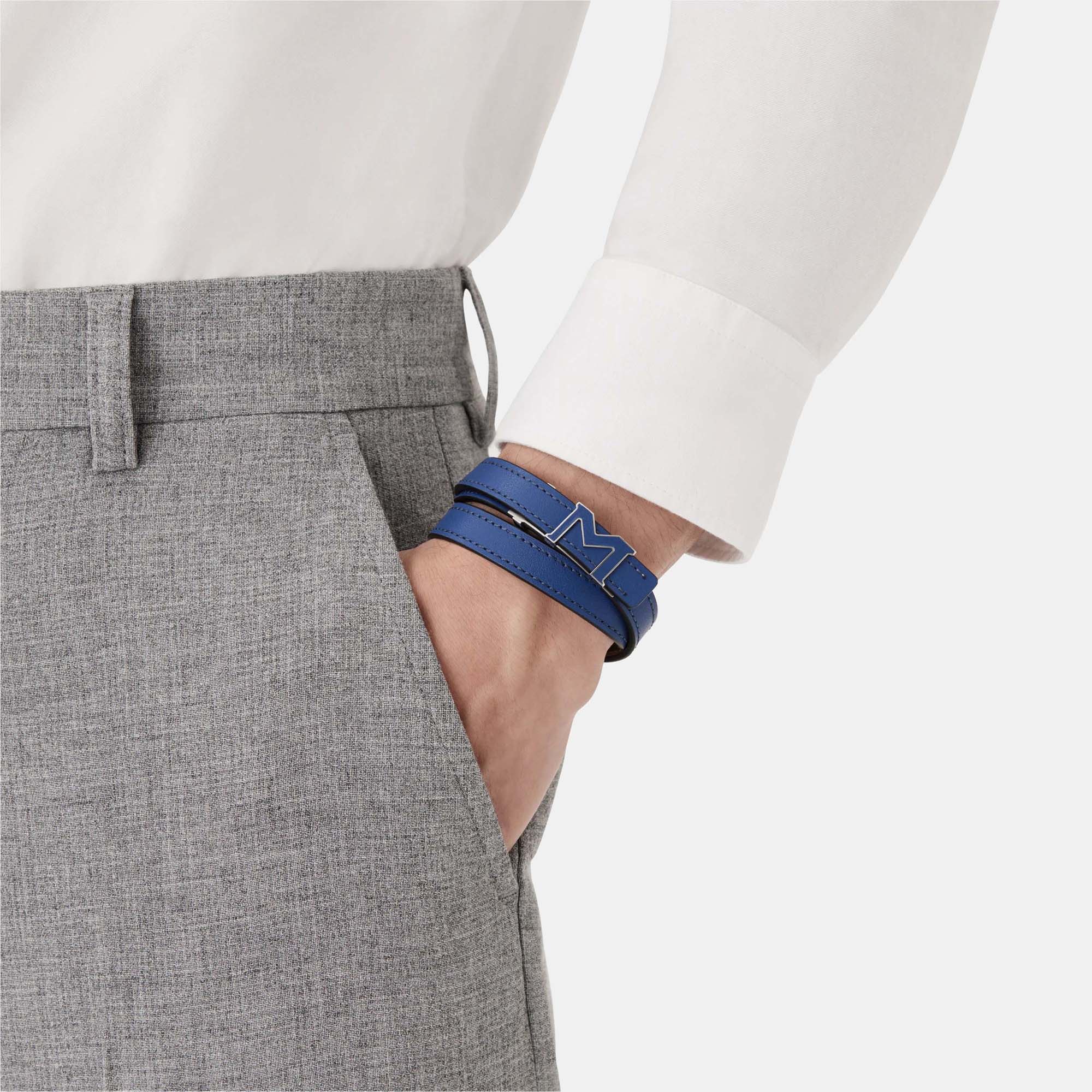 

Montblanc Blue Leather MB129500 Bracelets