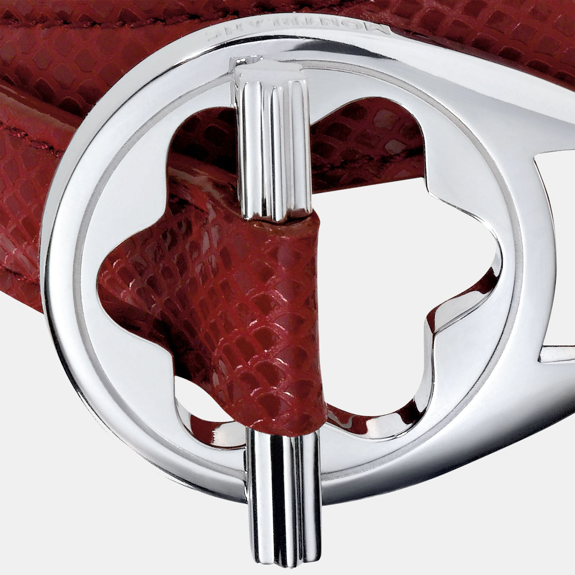 

Montblanc Red Silver, Leather MB38863 Bracelets