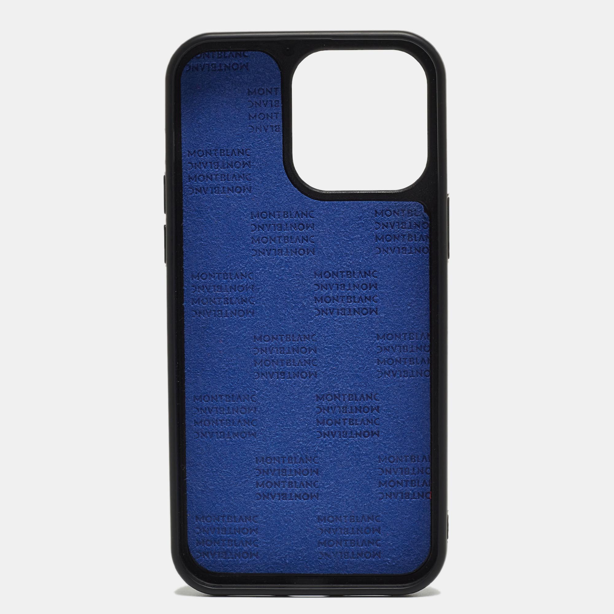 

Montblanc Black Sartorial Leather iPhone 14 Pro Case
