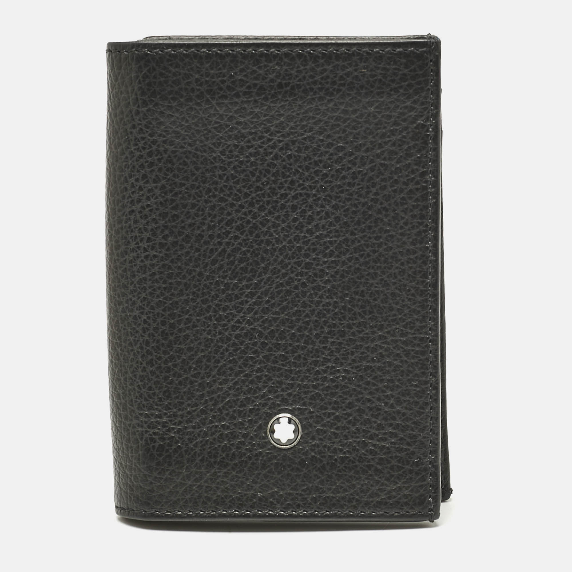 

Montblanc Black Leather Meisterstuck Soft Business Card Holder