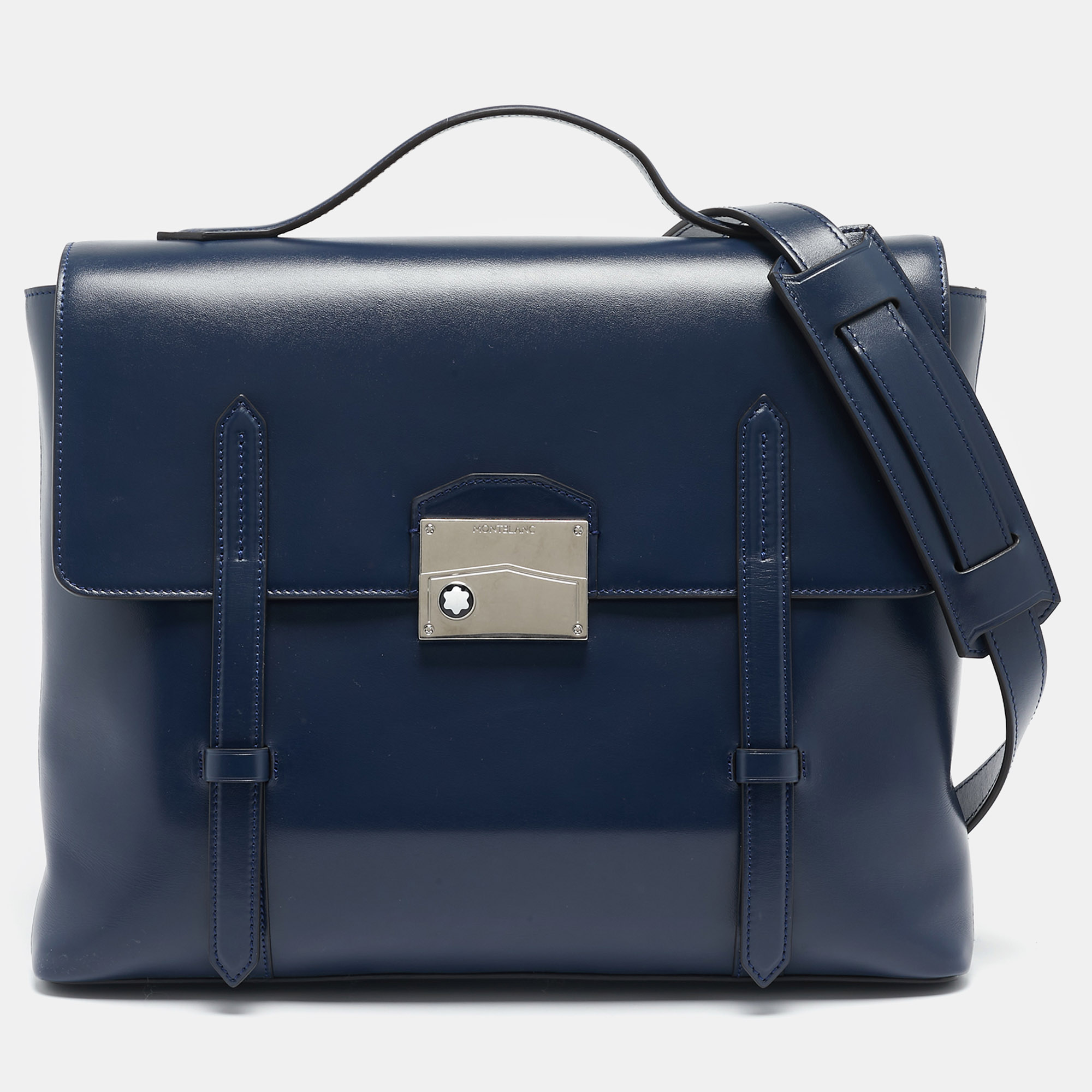 

Montblanc Blue Leather Meisterstuck Neo Briefcase