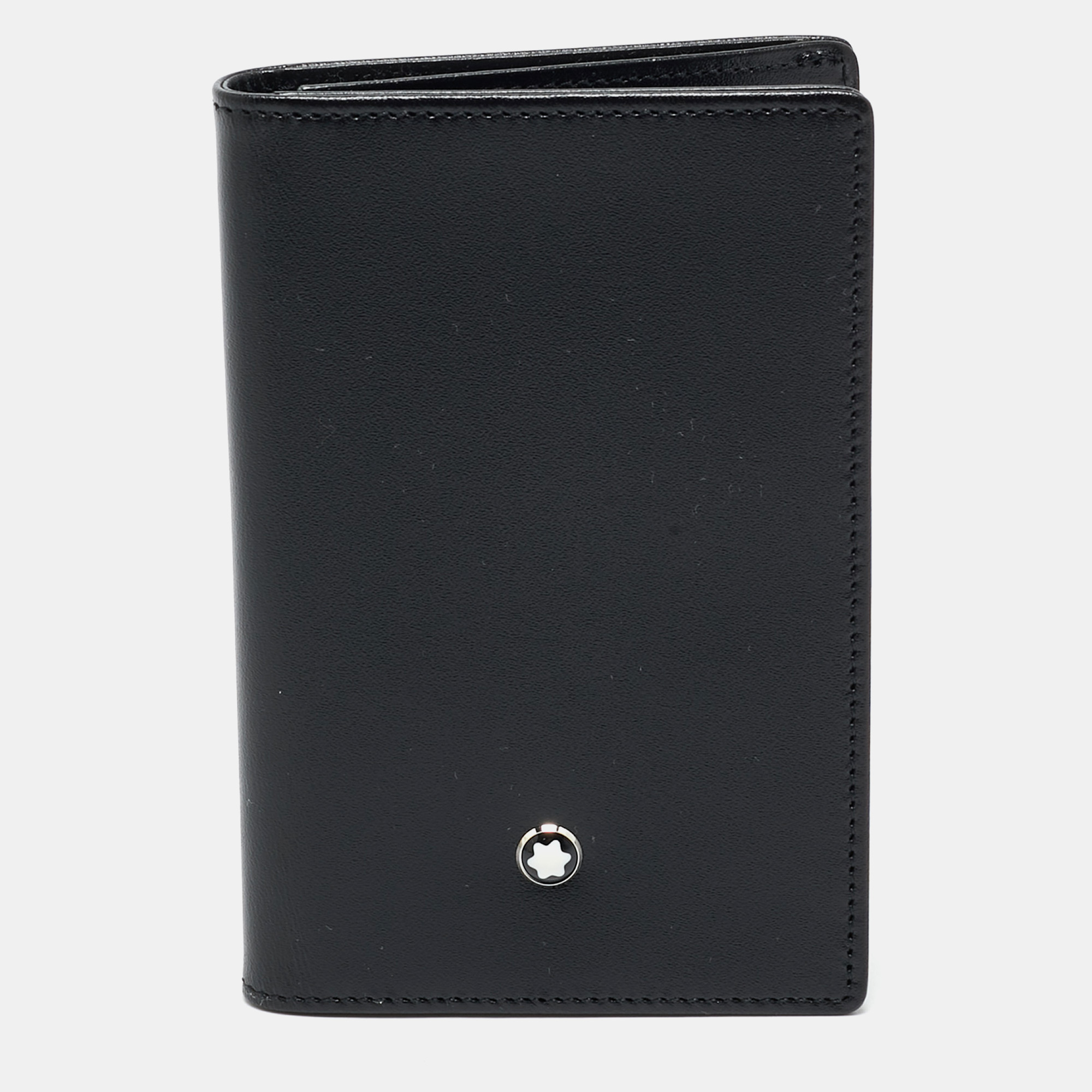 

Montblanc Black Leather Meisterstuck Card Holder