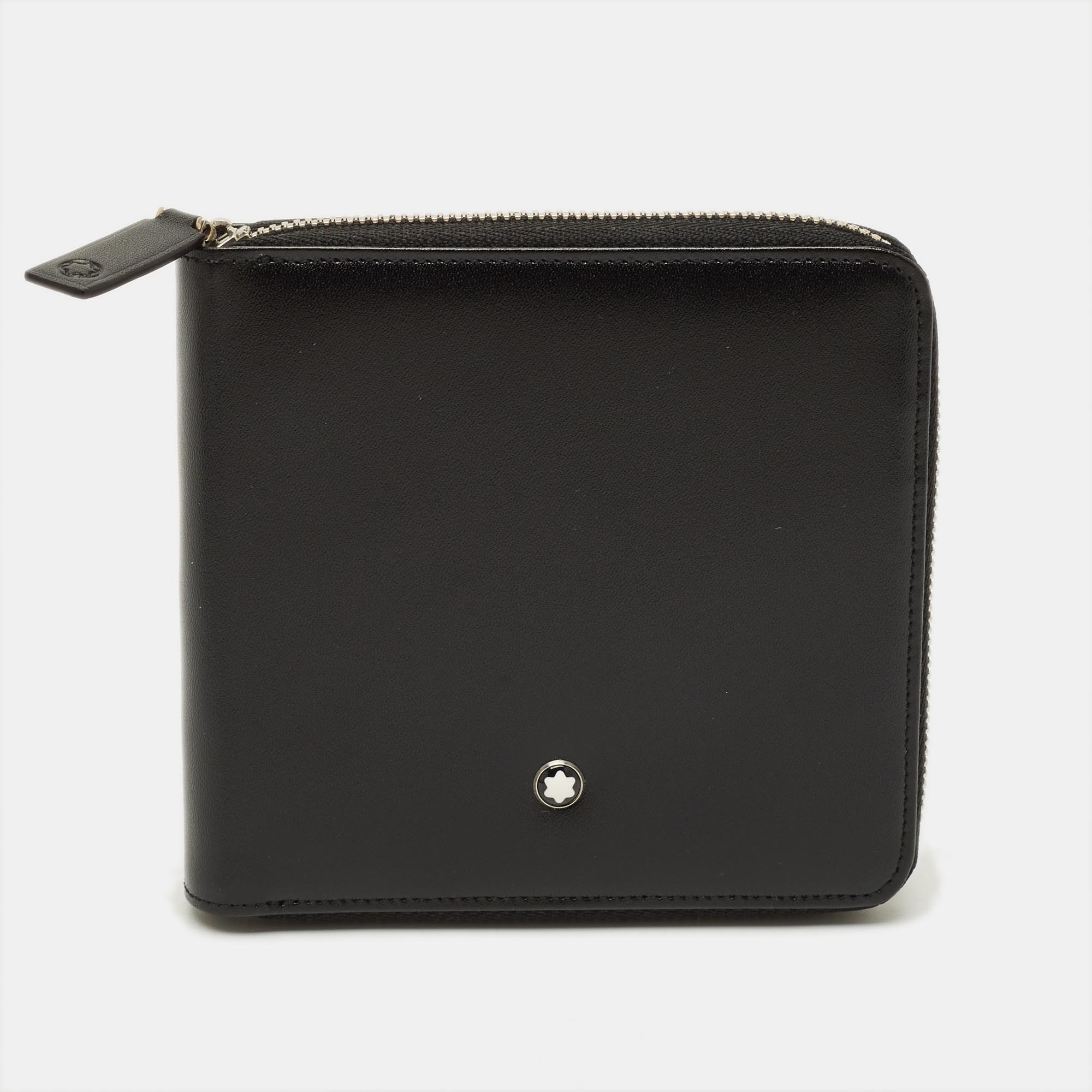 

Montblanc Meisterstuck Black Leather Horizontal Zip Around Wallet