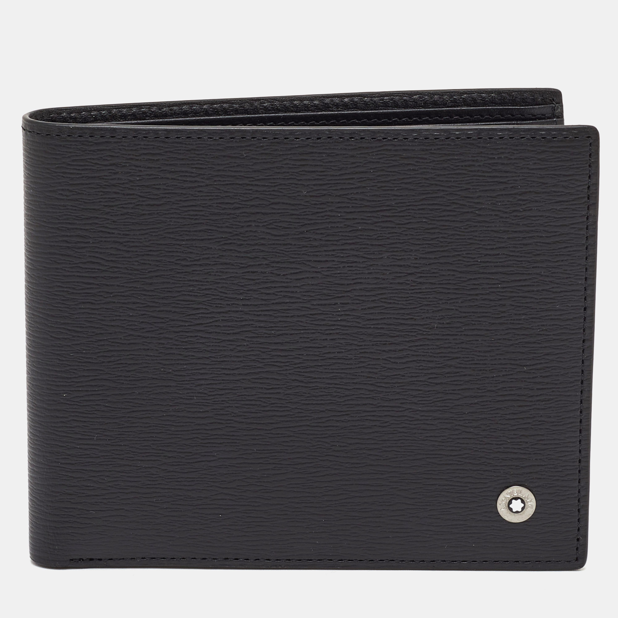

Montblanc 8cc Black Leather Meisterstück Bifold Wallet