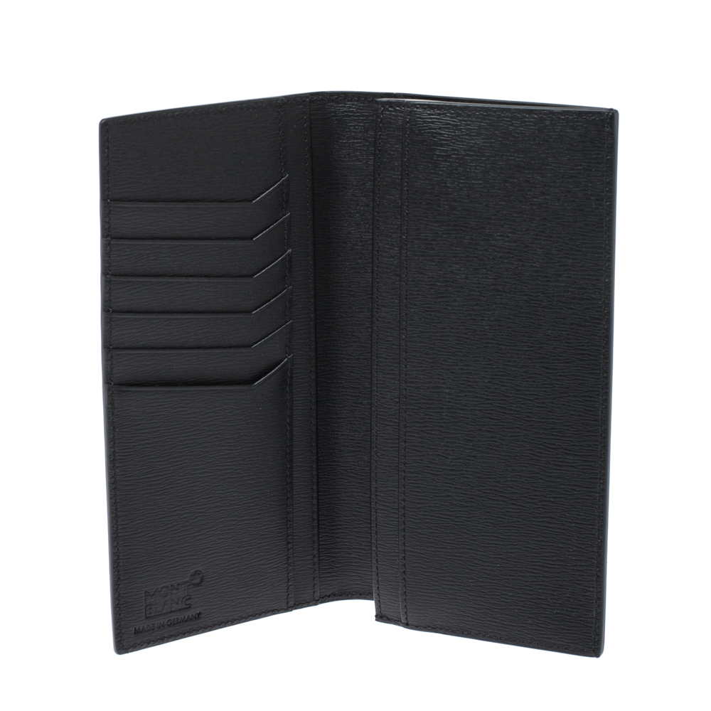 

Montblanc Black Leather Westside 6CC Long Bifold wallet