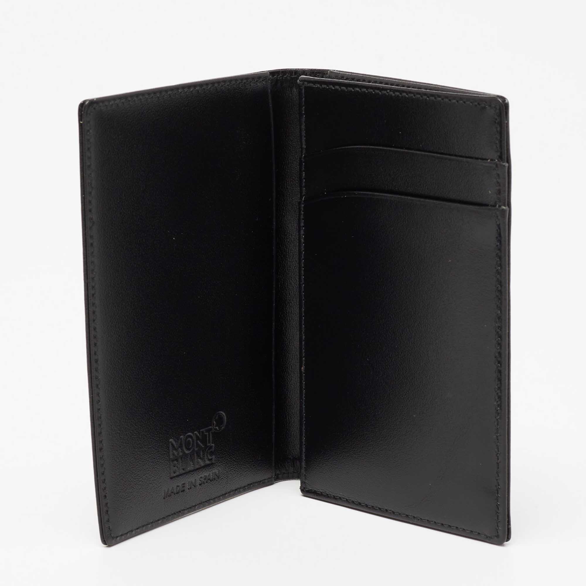 

Montblanc Black Leather Meisterstuck Business Card Holder