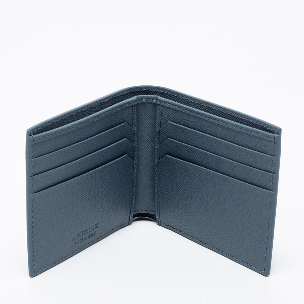 

Montblanc Light Blue Leather Sartorial Bi-fold Wallet