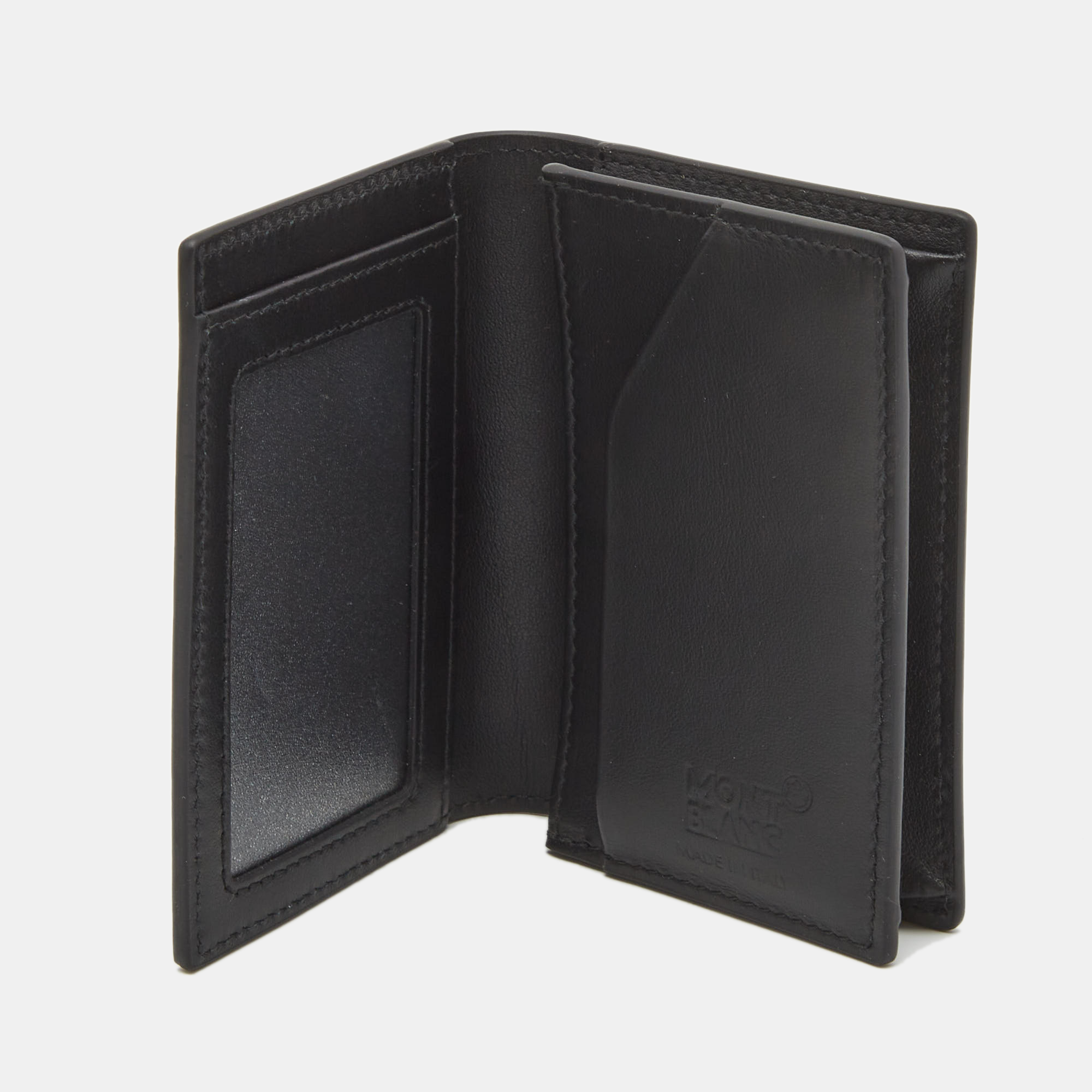 

Montblanc Black/Blue Leather Extreme 2.0 Business Card Holder