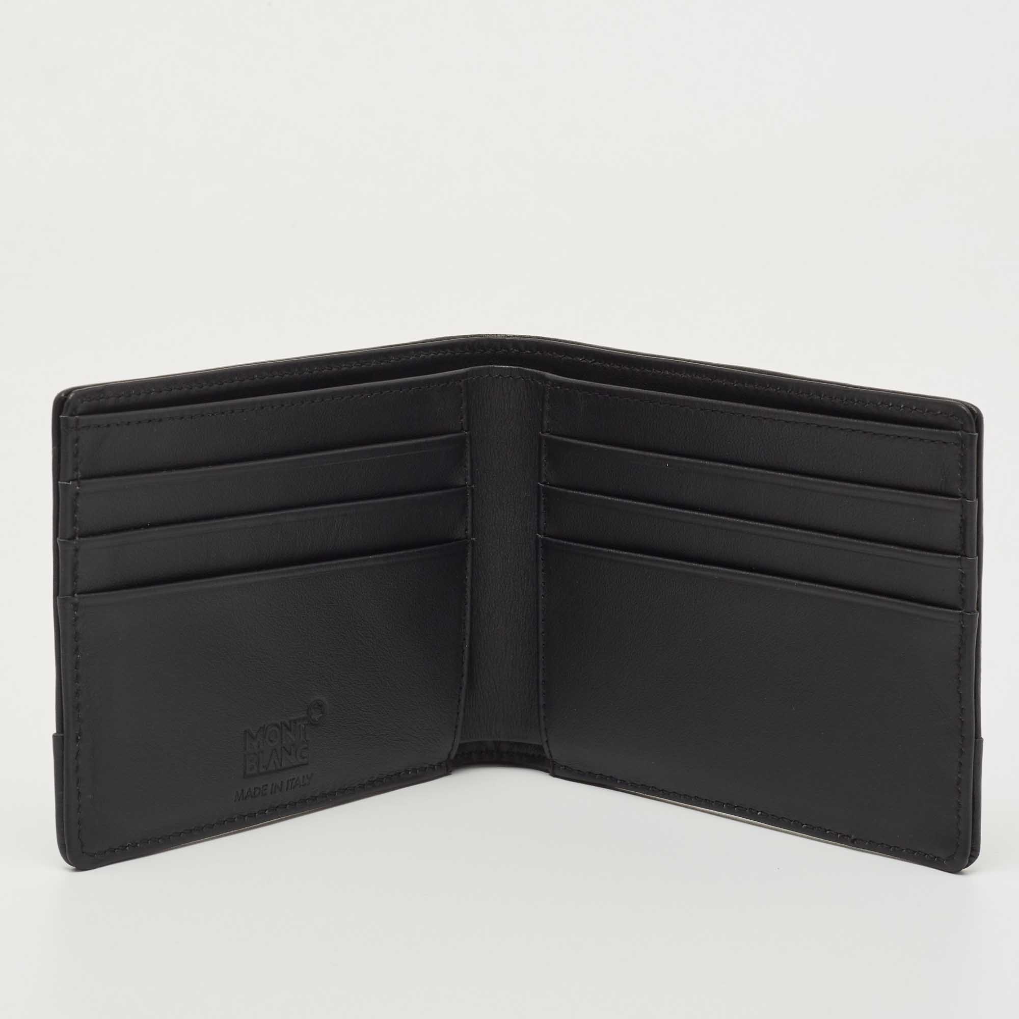

Montblanc Black Canvas and Leather Meisterstück Bifold Wallet