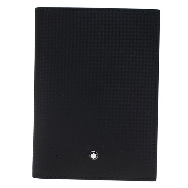 Pre Owned Montblanc Black Leather Extreme Passport Holder