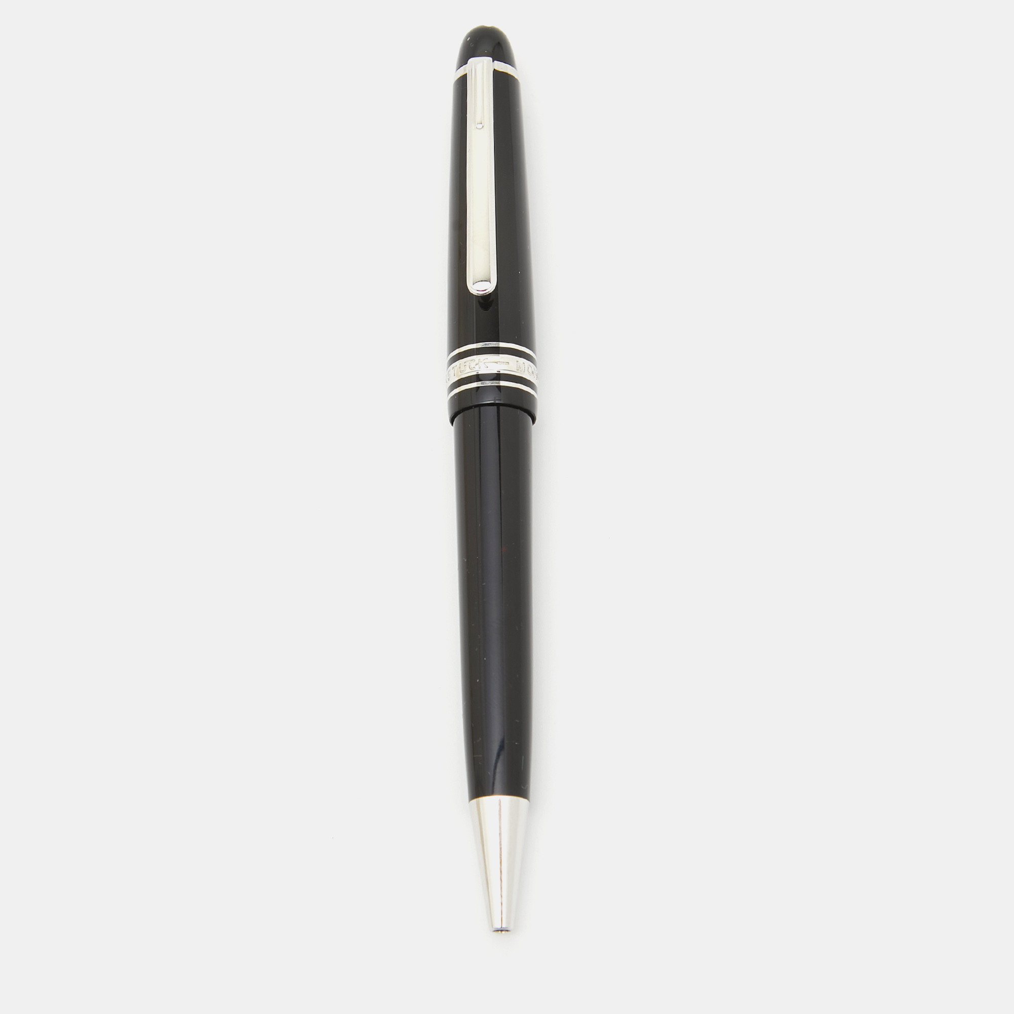 

Montblanc Meisterstuck Resin Silver Tone Ballpoint Pen