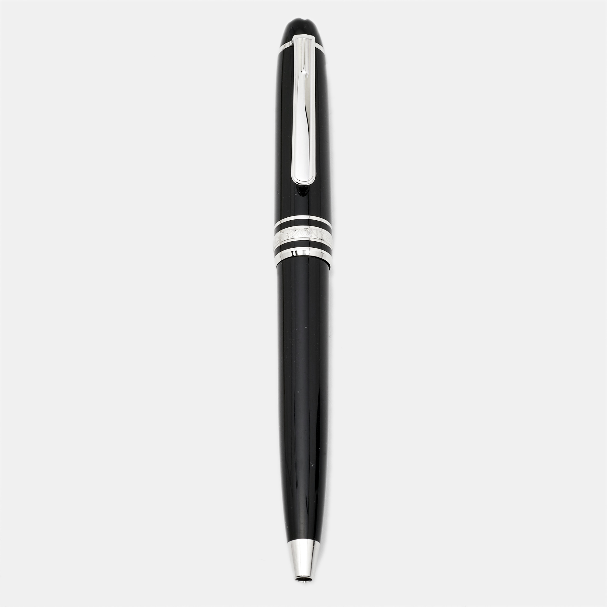 

Montblanc Meisterstuck Resin Silver Tone BallPoint Pen