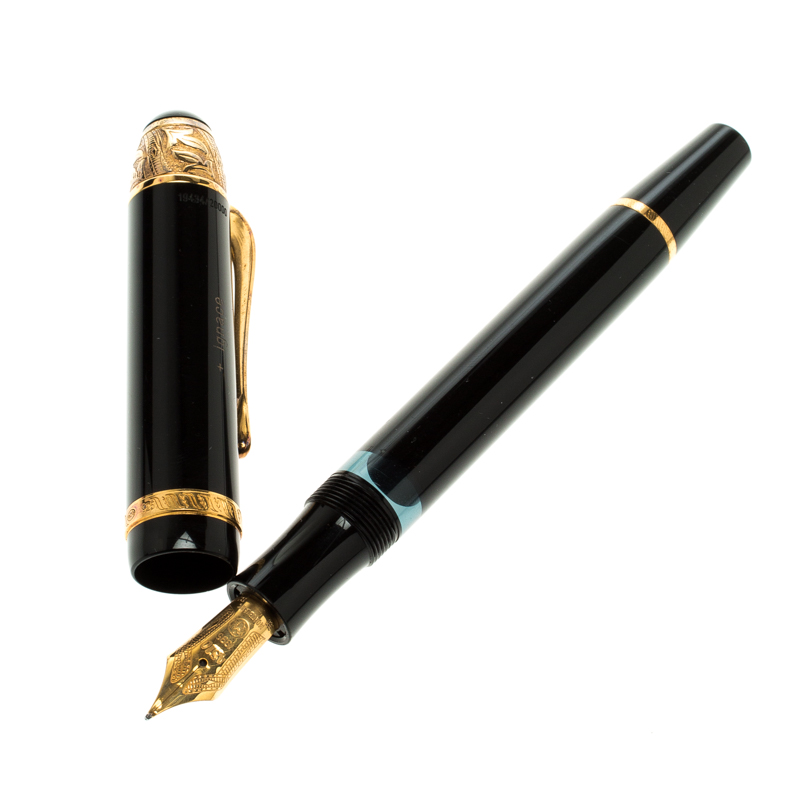 Montblanc The Writers Edition Voltaire Limited Edition 1995 Fountain Pen, 18k Gold Nib Montblanc