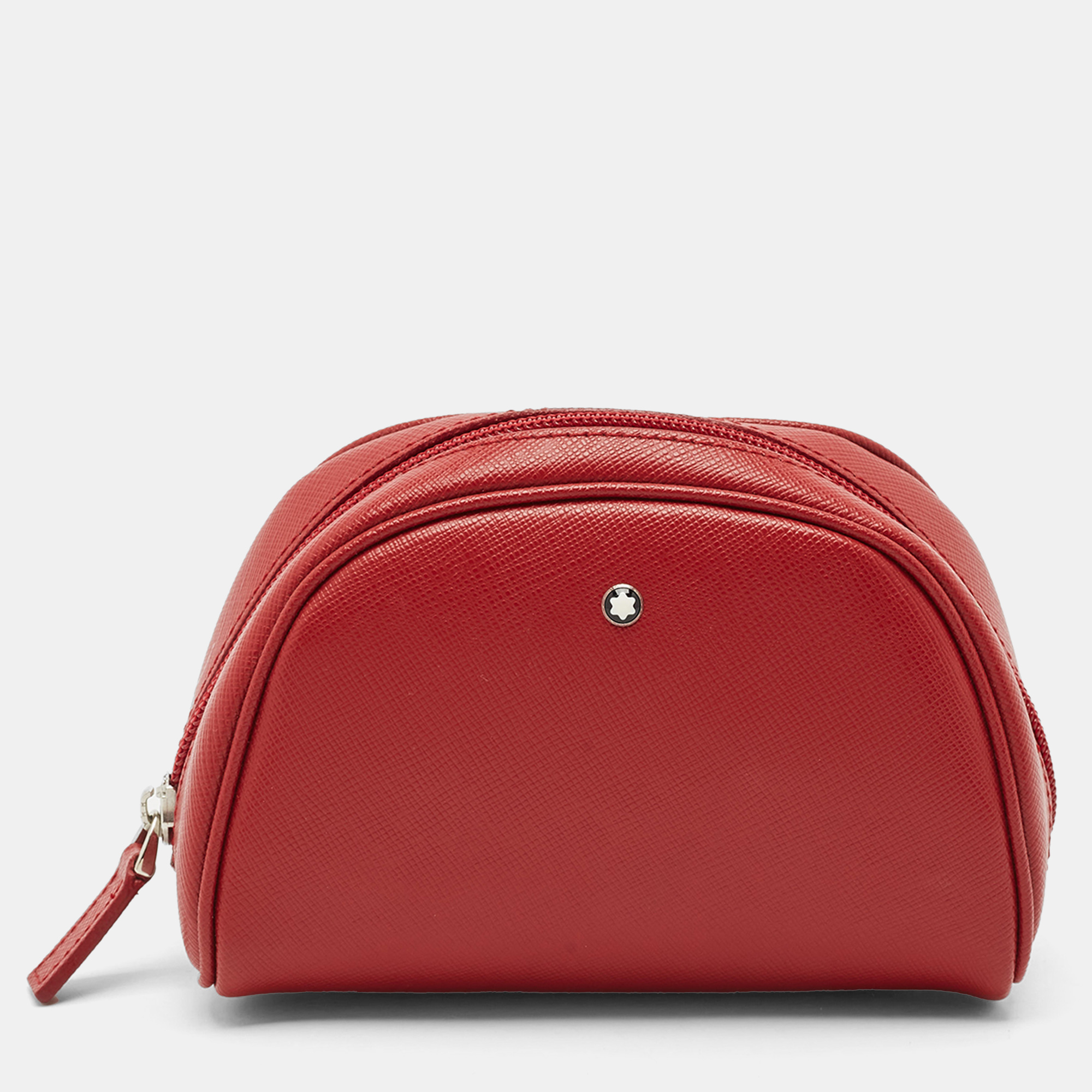 

Montblanc Red Leather La Vie de Boheme Cosmetic Pouch