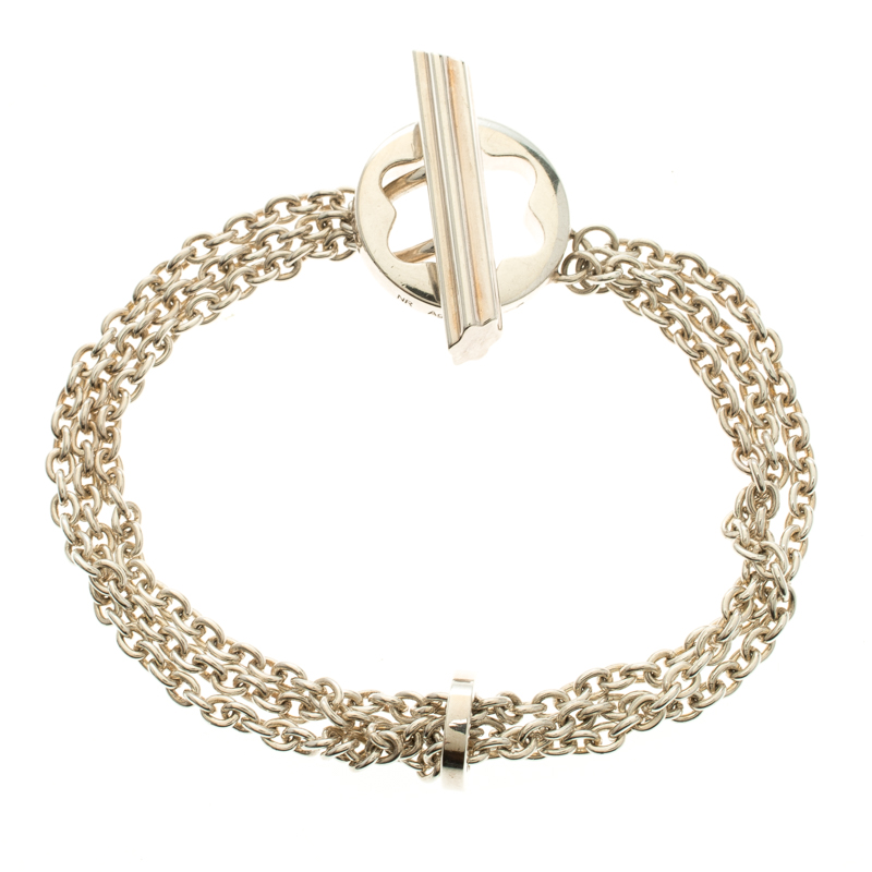 Pre Owned Montblanc Caress of a Star Toggle Chain Bracelet