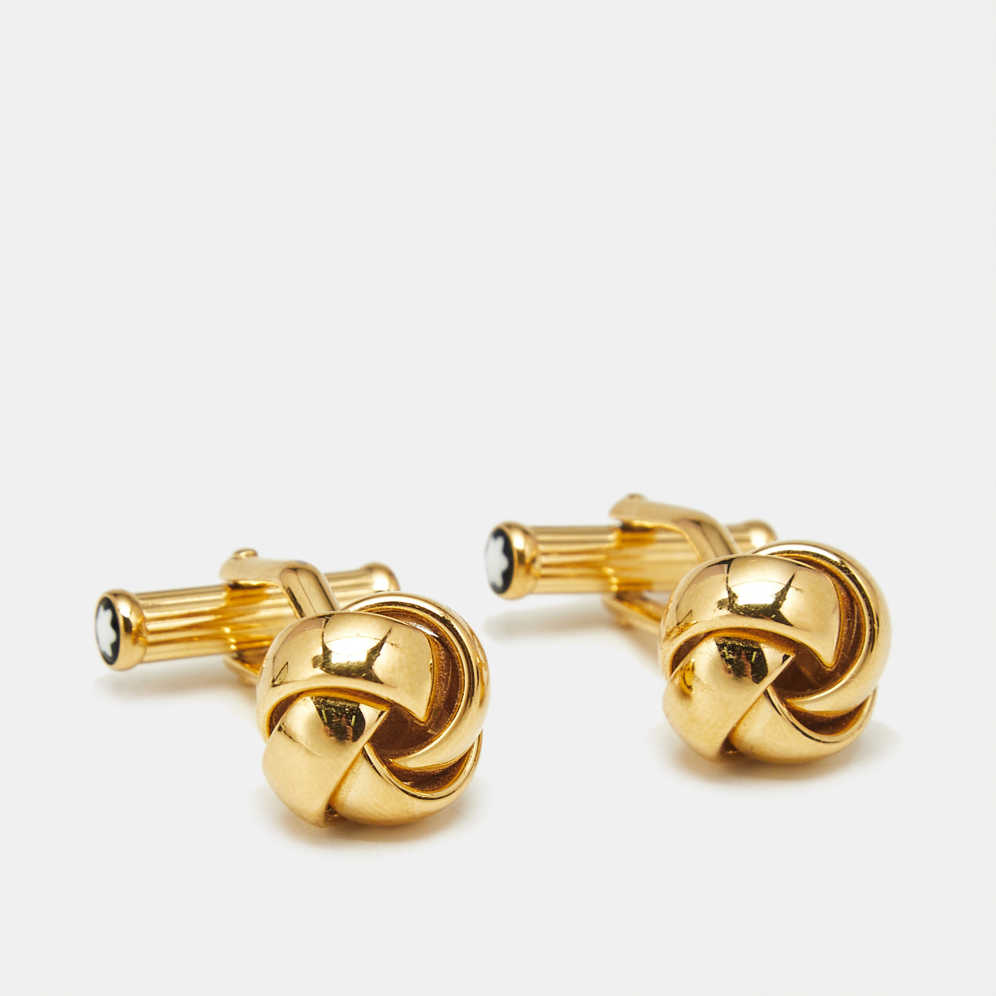 

Montblanc Knot Gold Tone Cufflinks