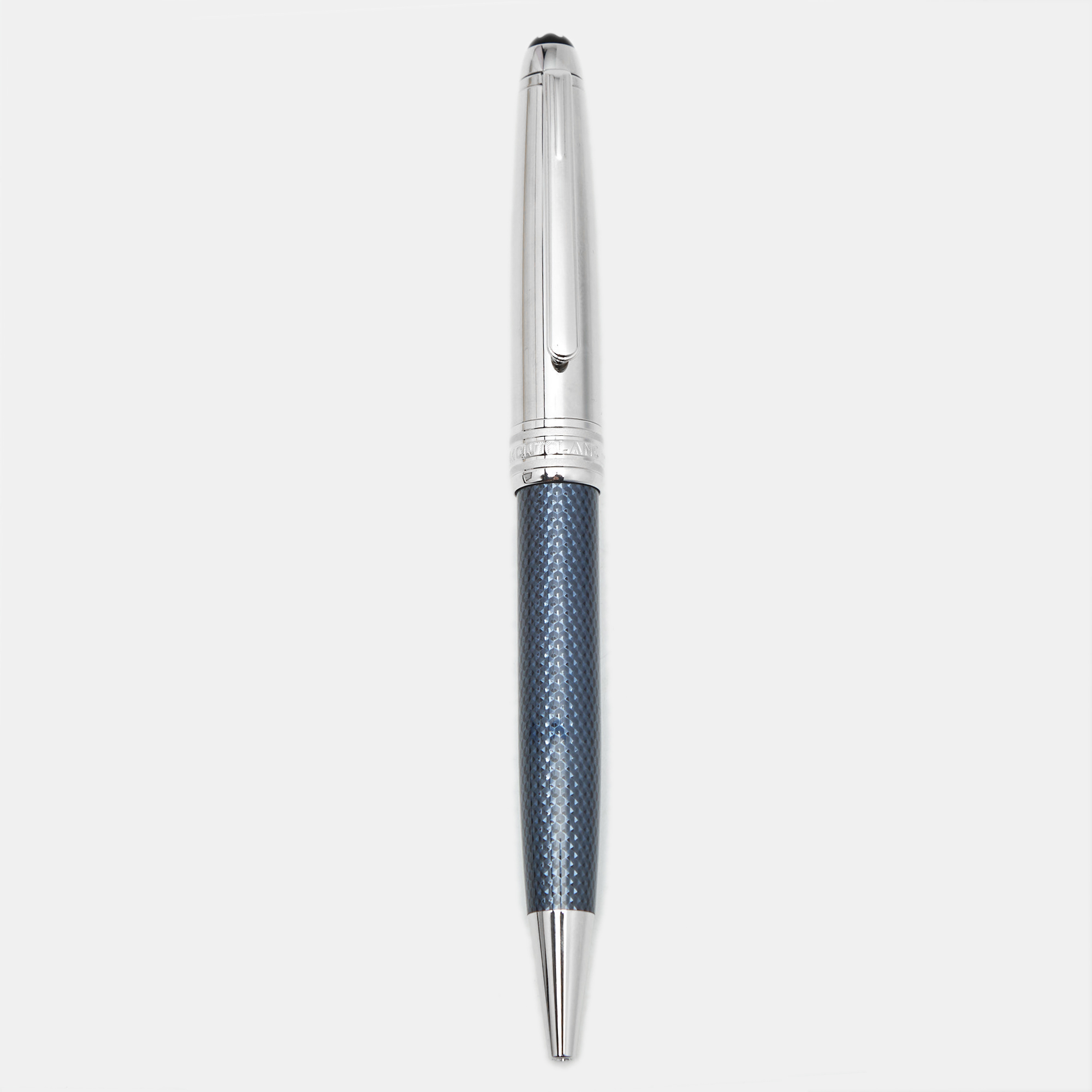 

Montblanc Meisterstück Solitaire Doué Blue Hour Silver Tone Blue Lacquered Classique Ballpoint Pen